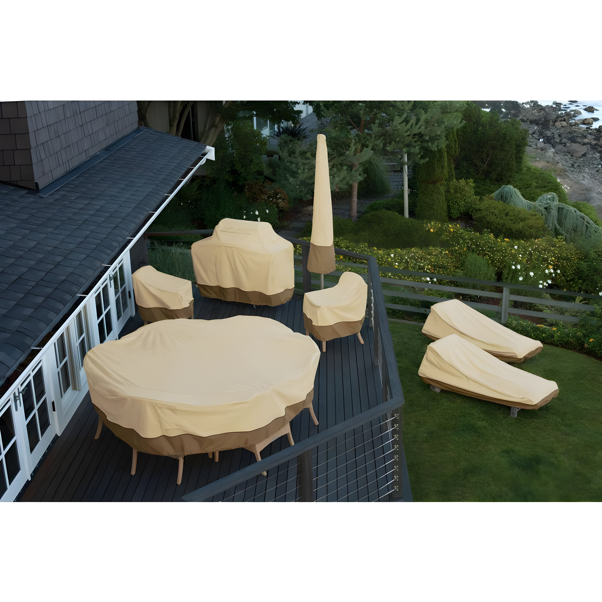 Classic Accessories Veranda™ Patio Bench Cover - Water Resistant Outdoor Furniture Cover, Small (70992)