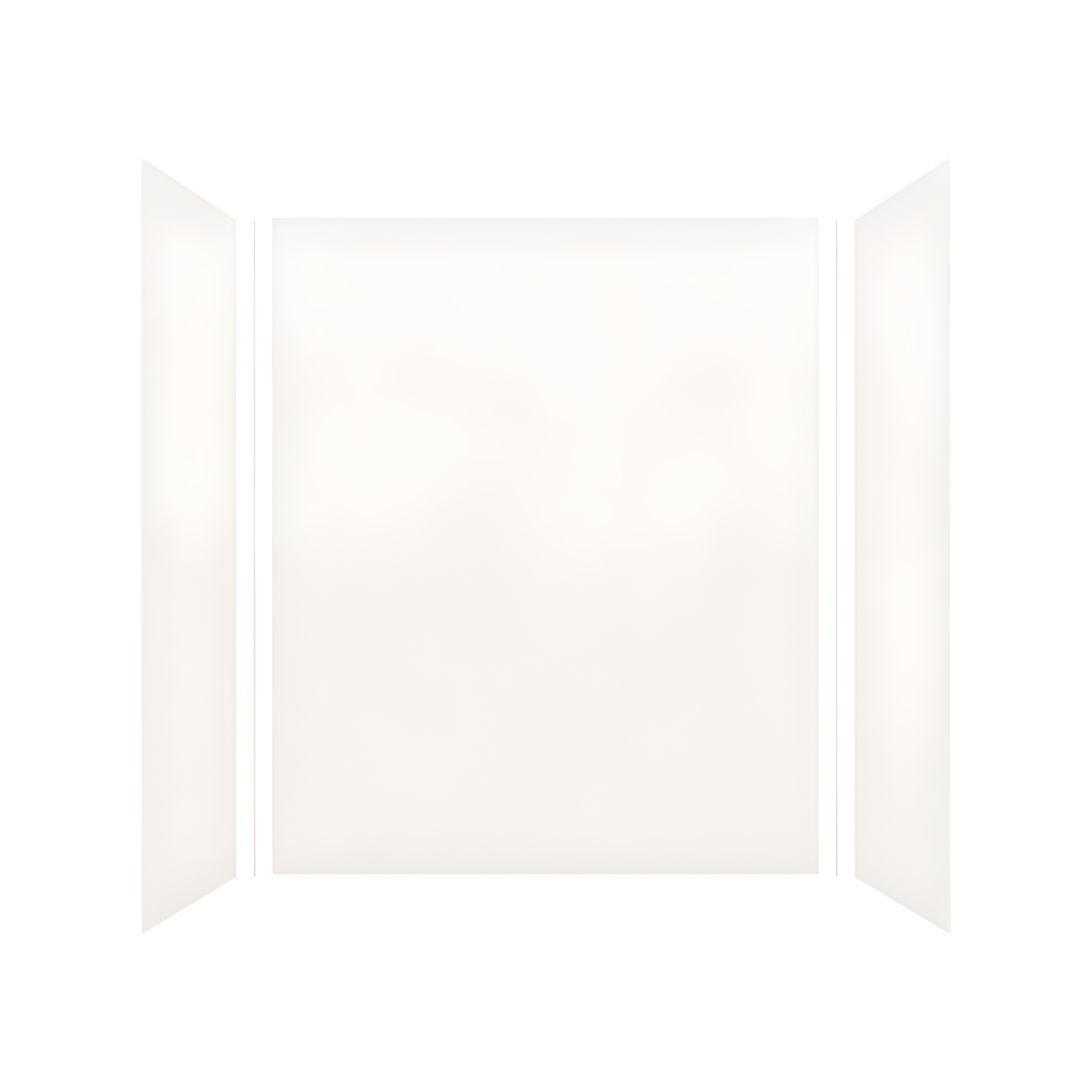 Transolid Expressions 60'' W 36'' D 72'' H Glue Up Solid Surface Wall