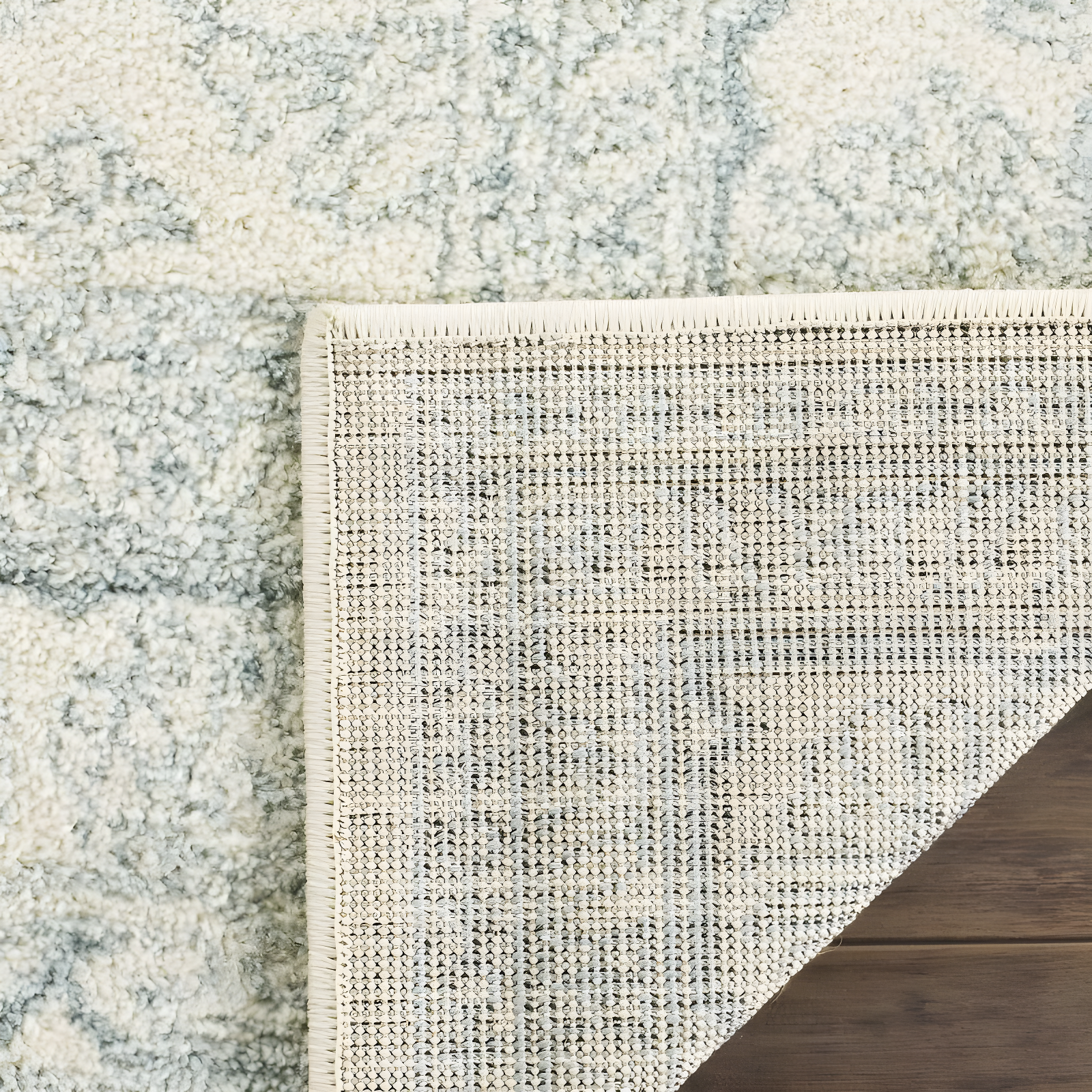 Adirondack ADR108 Power Loomed Area Rug - Ivory/Slate - 6'x9' - Safavieh.