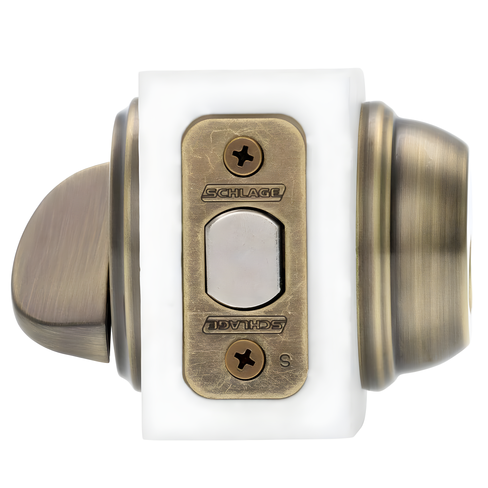 B60 Series Antique Brass Single Cylinder Deadbolt Certified Highest for Security and Durability