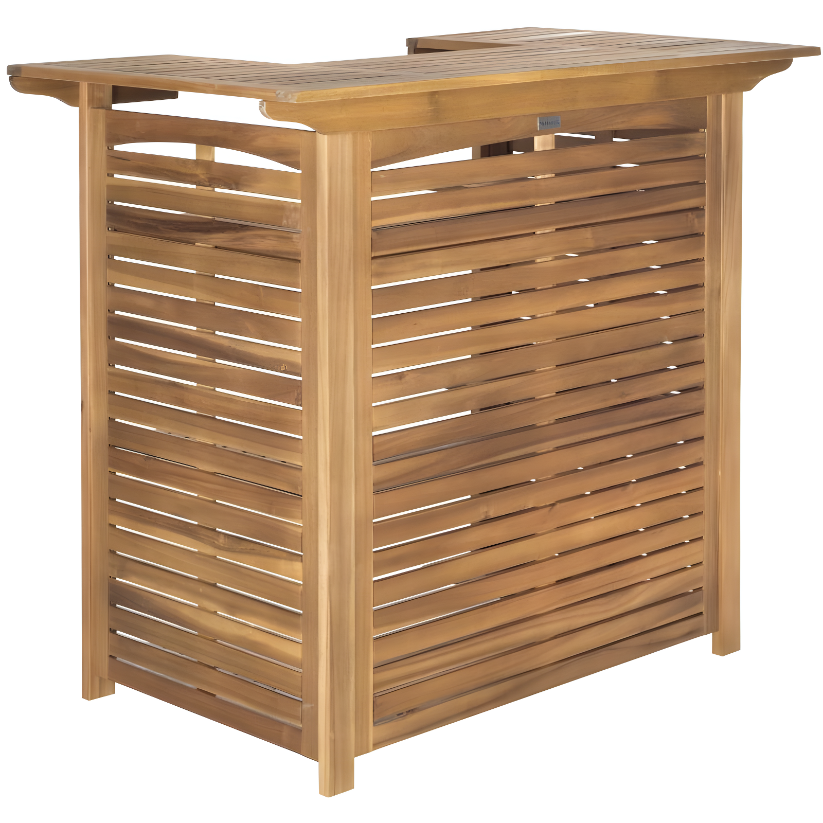 Monterey Patio Outdoor Bar Table - Natural - Safavieh