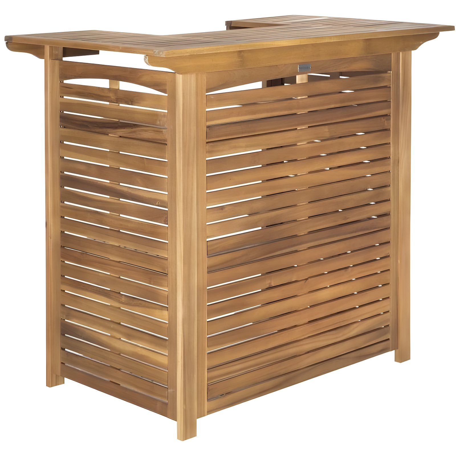 Monterey Patio Outdoor Bar Table - Natural - Safavieh