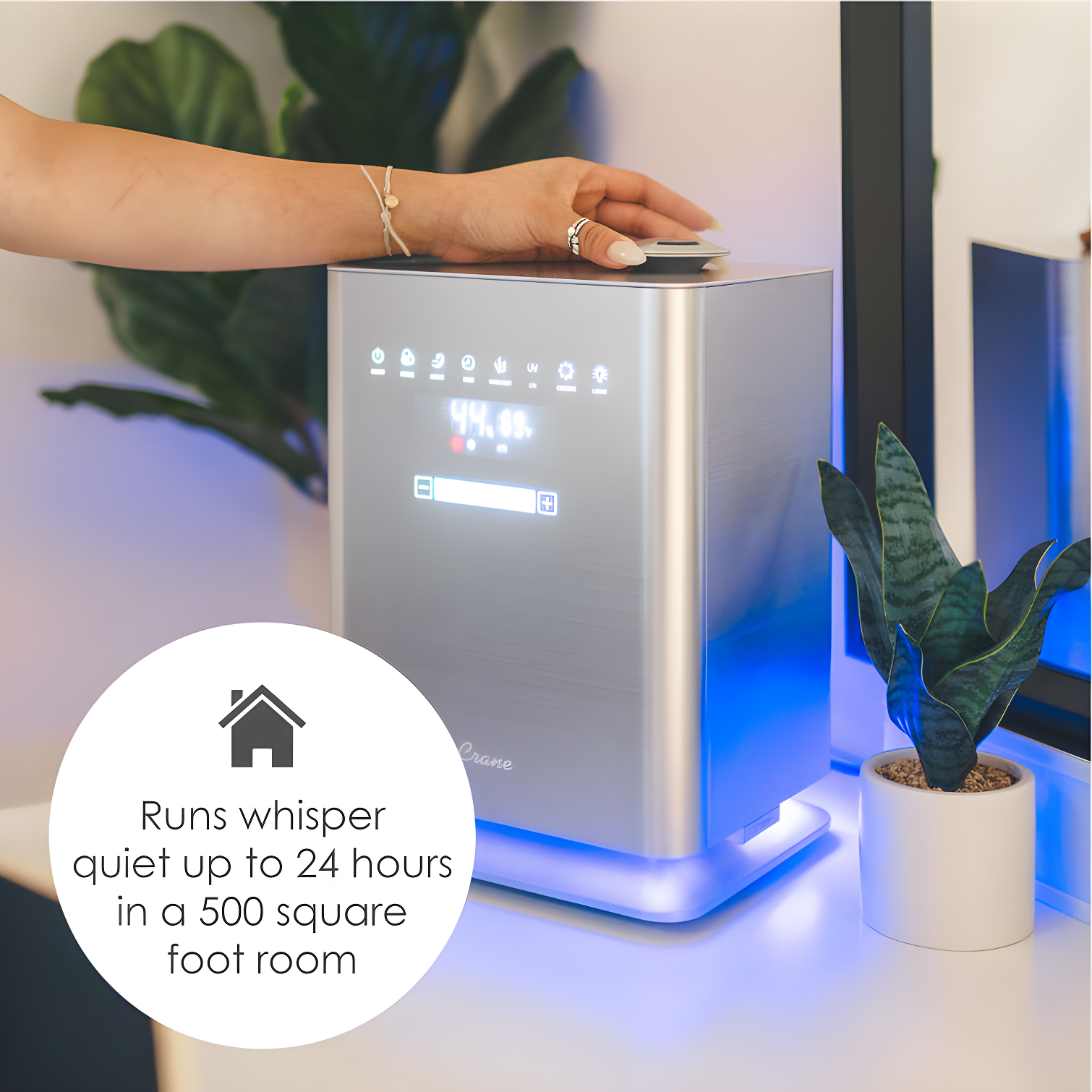 Crane USA Crane USA 1.2 Gallons Cool Mist Ultrasonic for 500 Cubic Feet