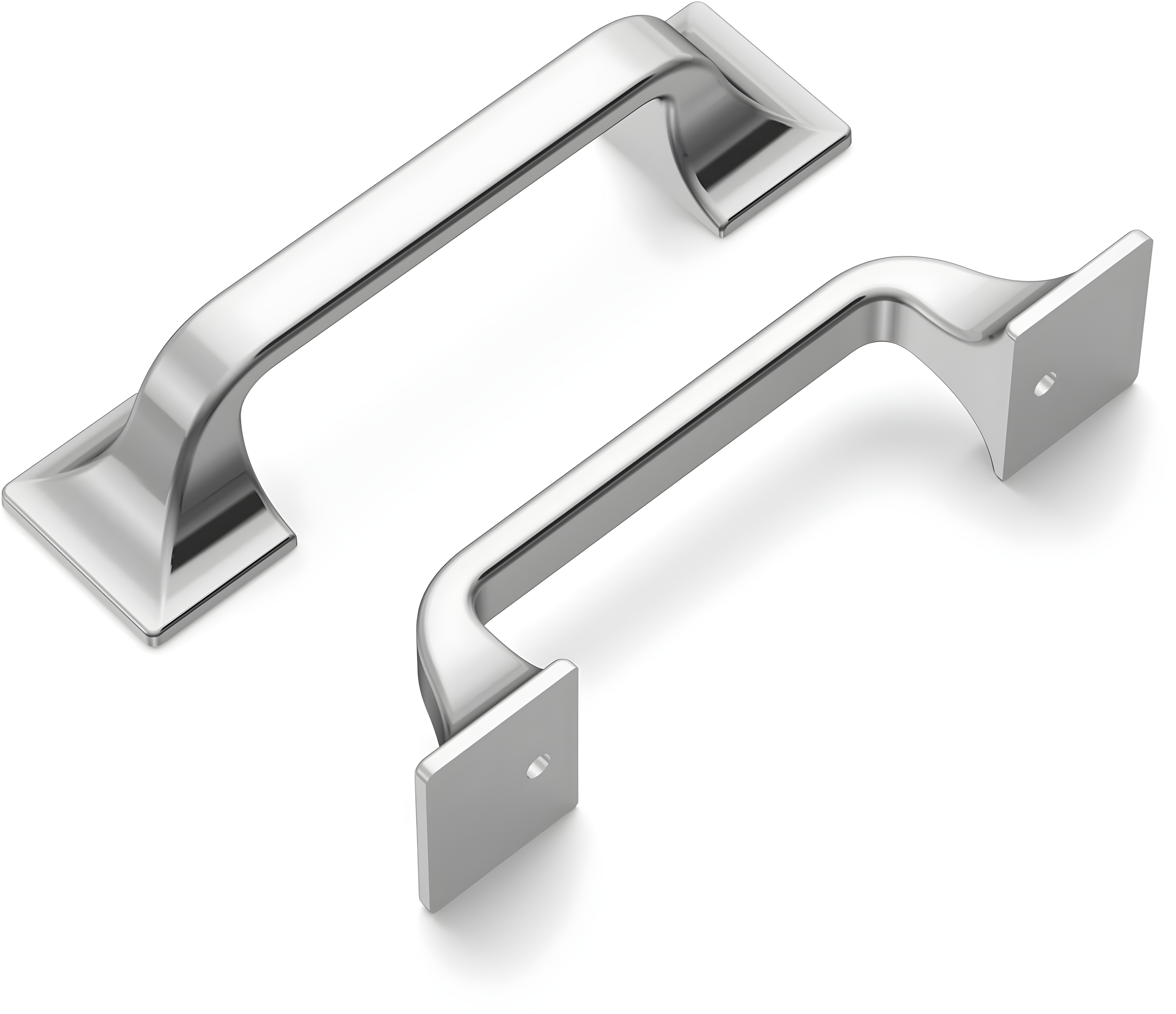 Forge Kitchen Cabinet Handles, Solid Core Drawer Pulls for Cabinet Doors, 3"