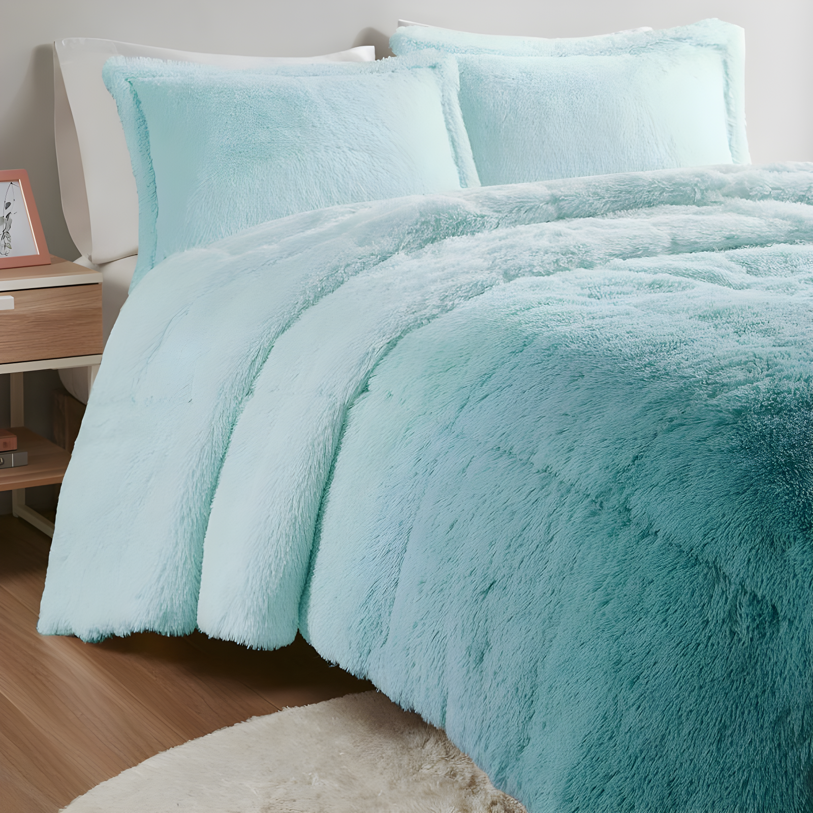 Intelligent Design Brielle Malea Shaggy Faux Fur Comforter Mini Set