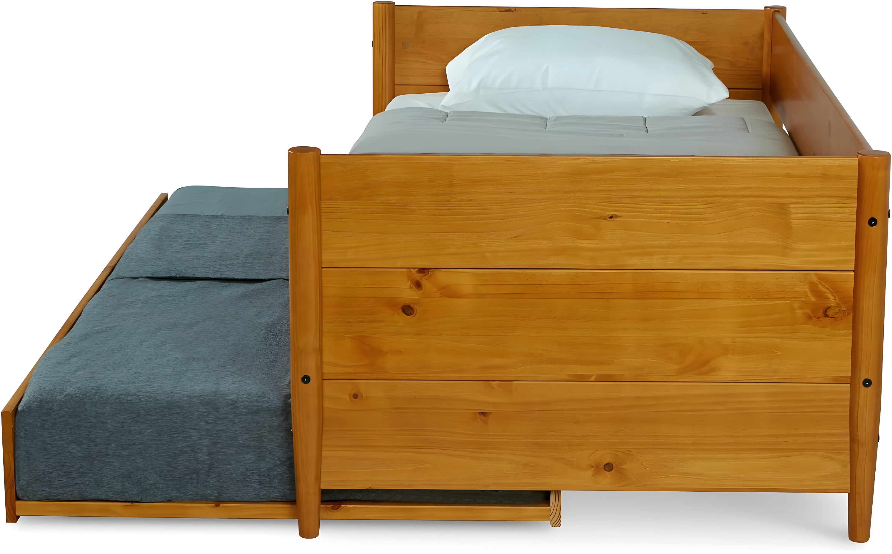 Camello Twin Solid Wood Daybed with Trundle