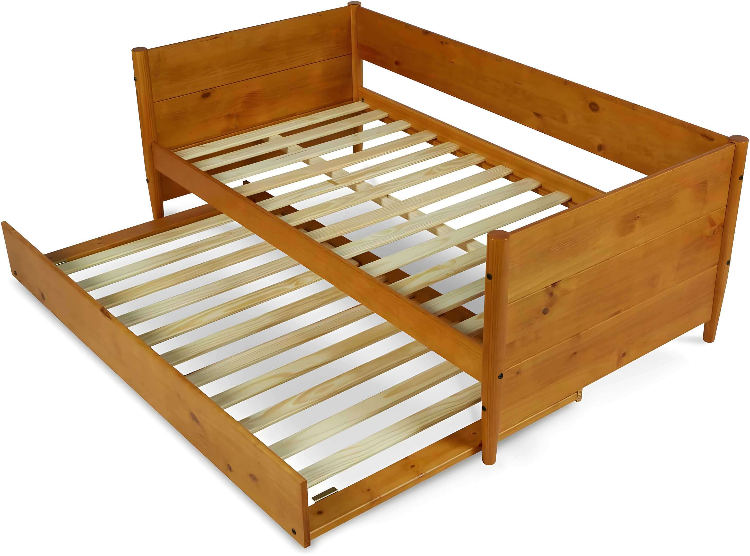 Camello Twin Solid Wood Daybed with Trundle
