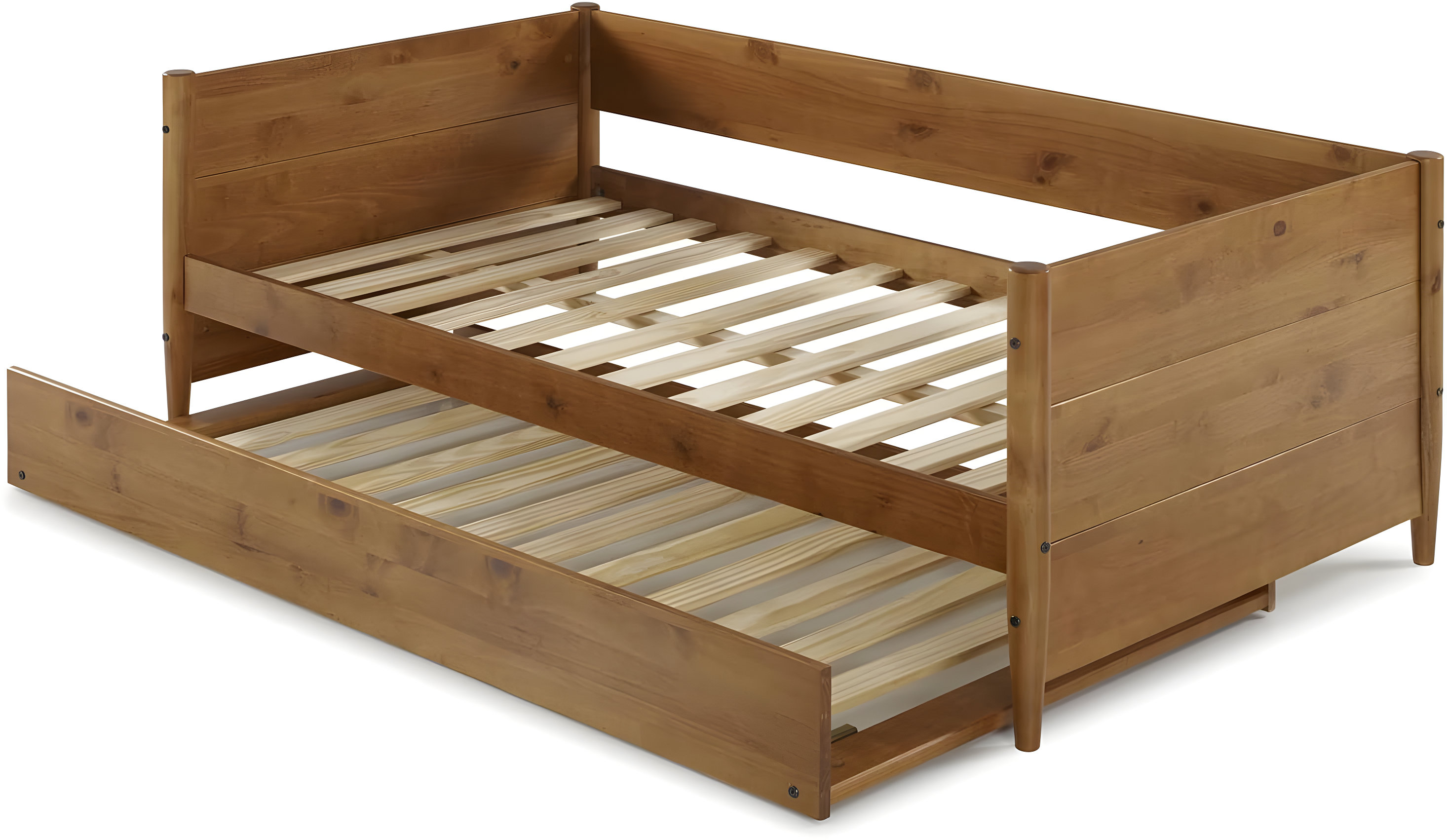 Camello Twin Solid Wood Daybed with Trundle