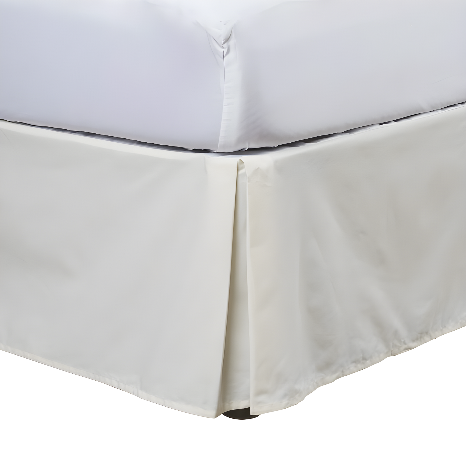 Fresh Ideas Fresh Ideas Tailored Poplin Bed Skirt, 14" Drop Length