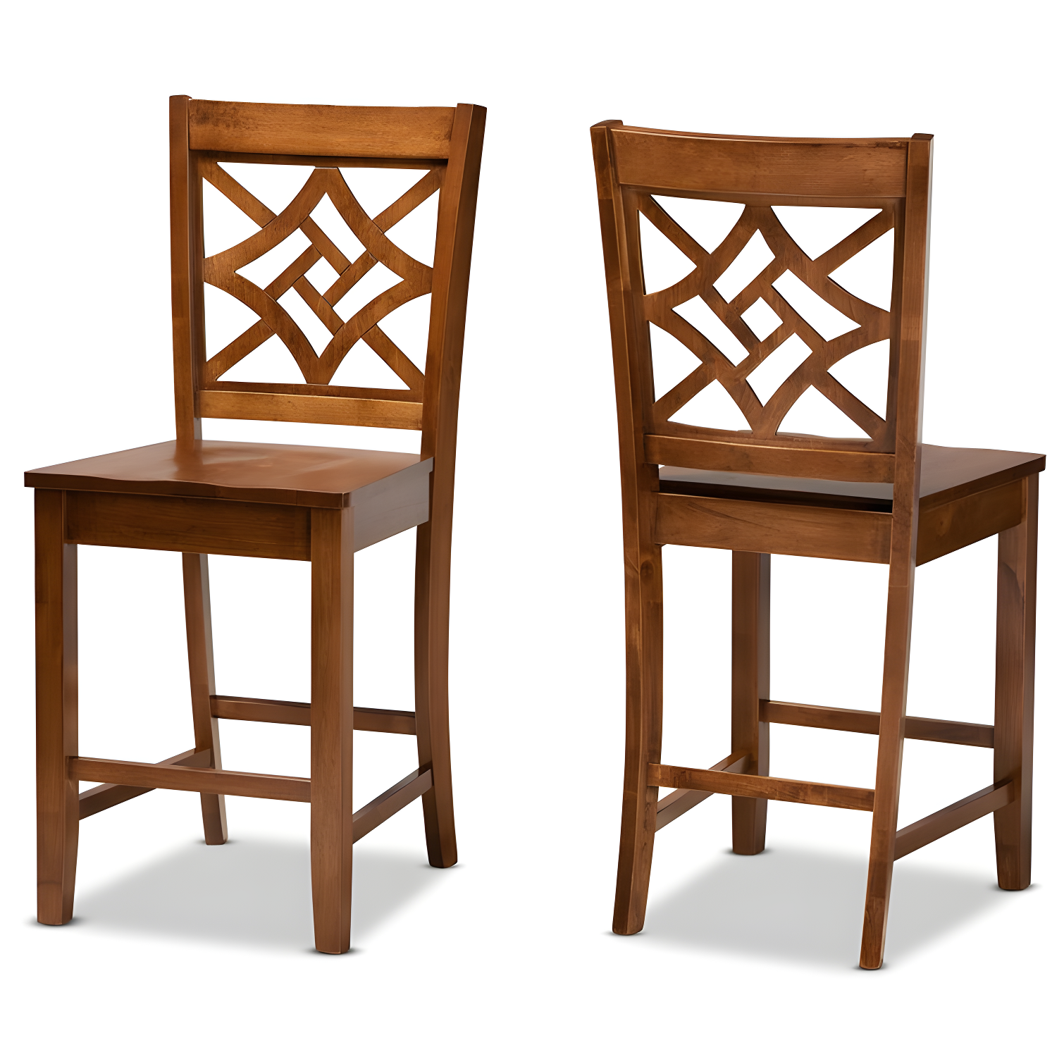 Darby Home Co Annorah Solid Wood Counter Stool (Set of 2)