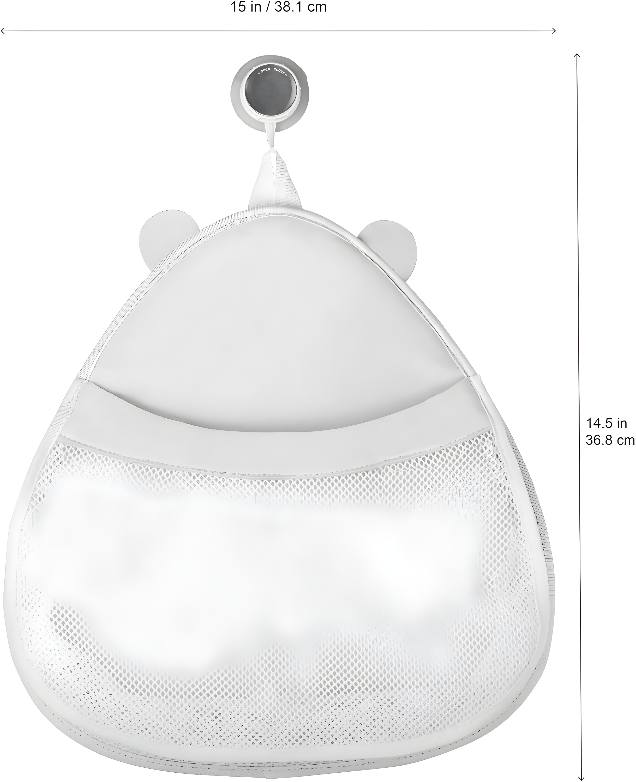 3 Sprouts 3 Sprouts - Shower Bath Caddy for Baby & Kids - Polar Bear