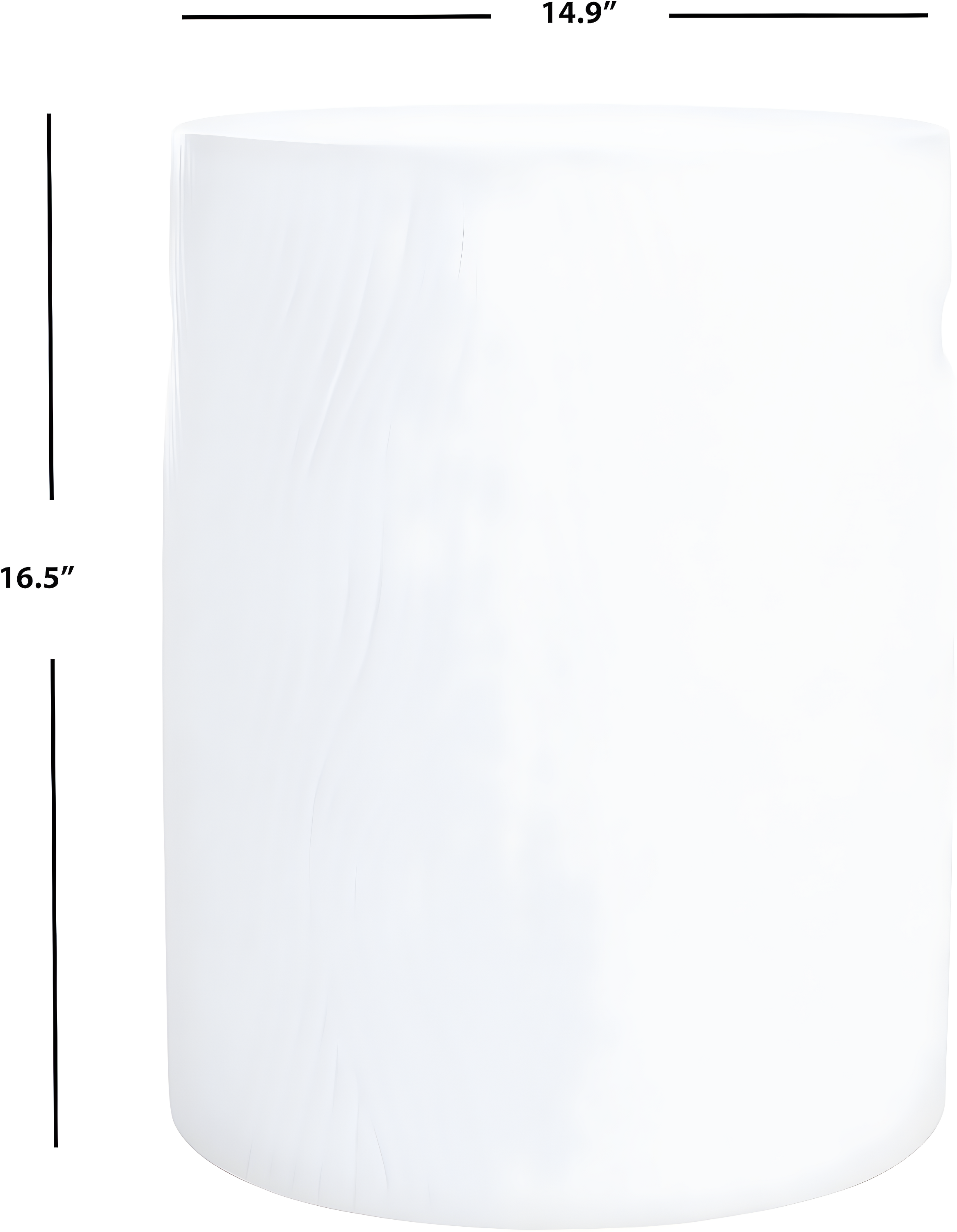 Trunk Accent Stool - Indoor/Outdoor - VNN1004 - White - Safavieh