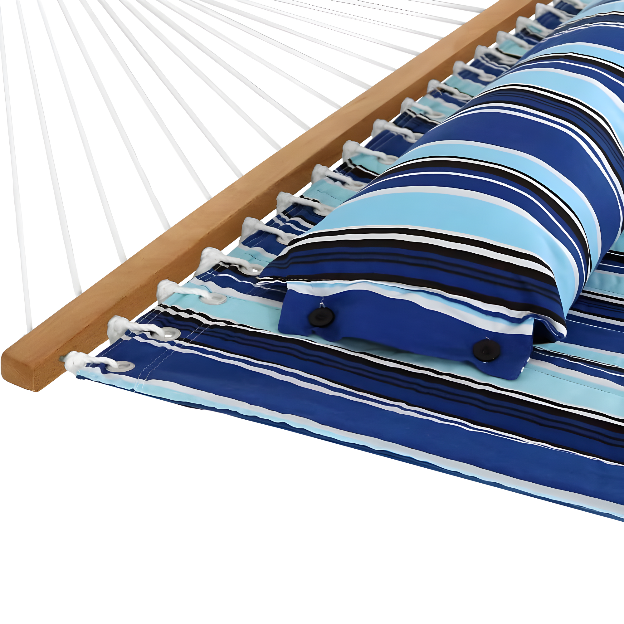 2-Person Quilted Polyester Spreader Bar Hammock