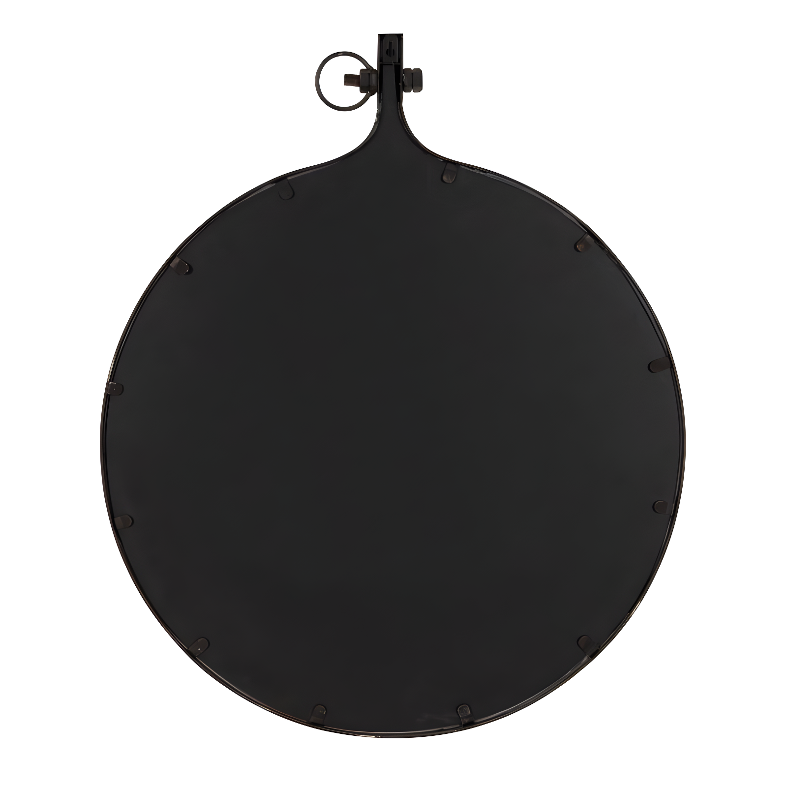 24" x 28" Yitro Metal Framed Wall Mirror Bronze - Kate and Laurel: Round, Oil Rubbed, Hanging Decor