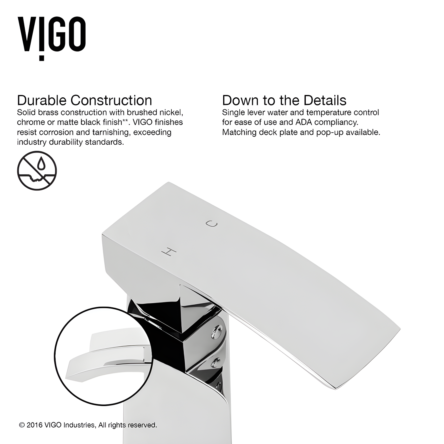 Satro 7" H Single Handle Single Hole Bathroom Faucet