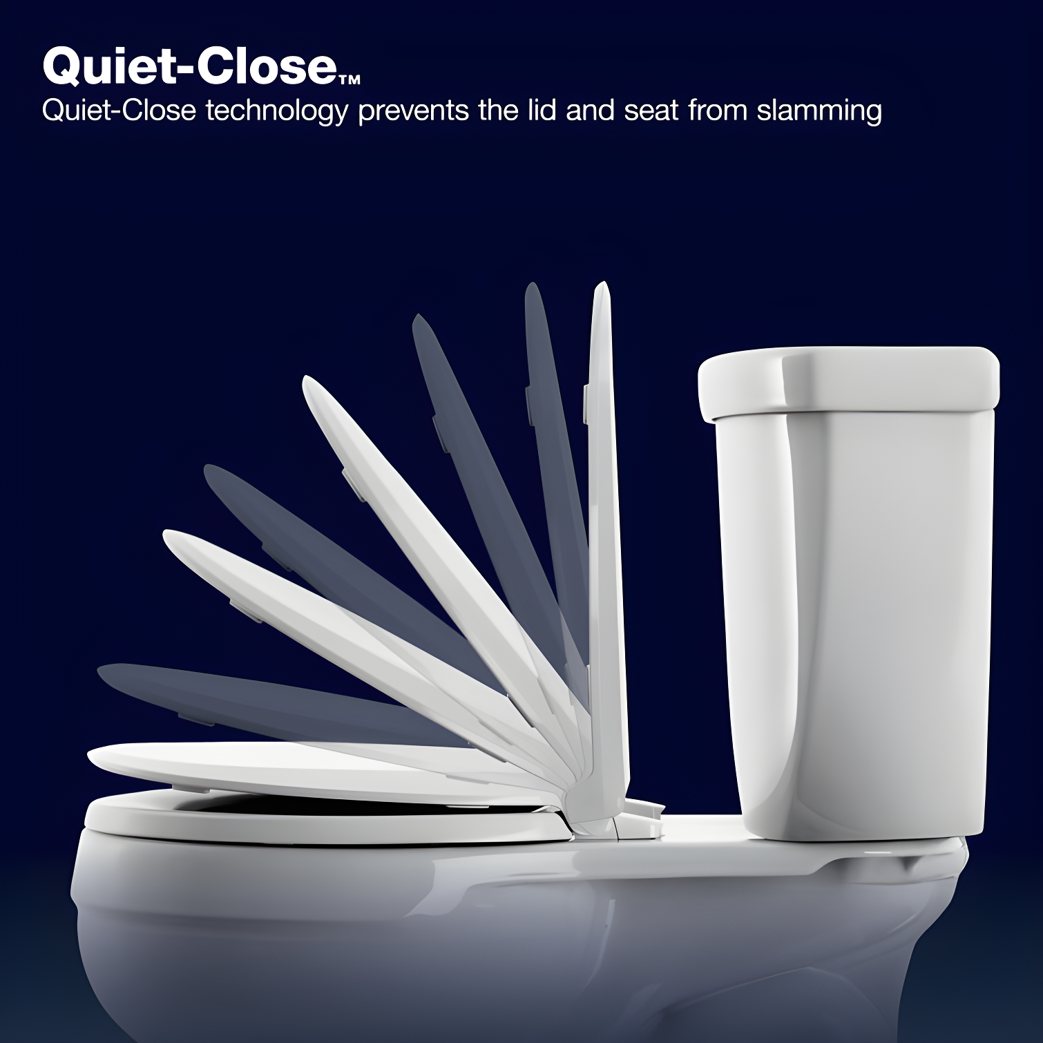 Glissade Readylatch Quiet-Close Toilet Seat