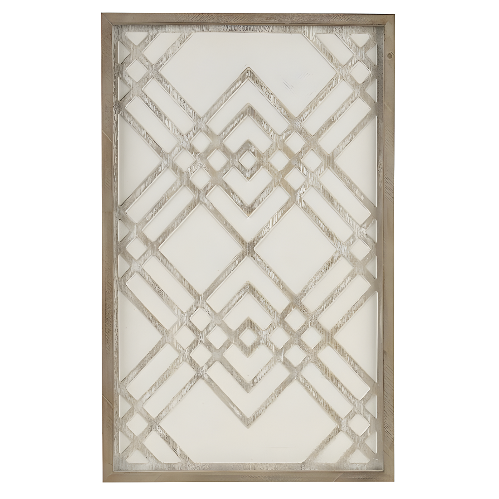 Exton Geo Carved Wall Wood Panel: Overlapping Design, MDF & Fir - Madison Park