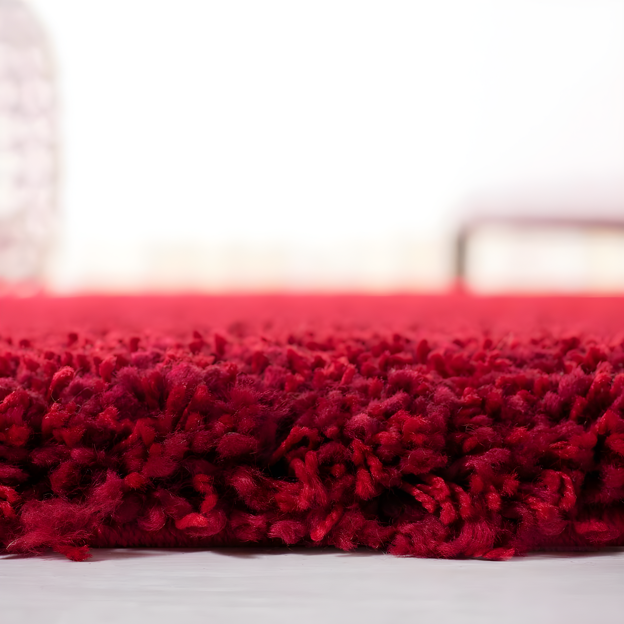 Shag SG151 Power Loomed Indoor Area Rug - Red - 5'3"x7'6" - Safavieh.