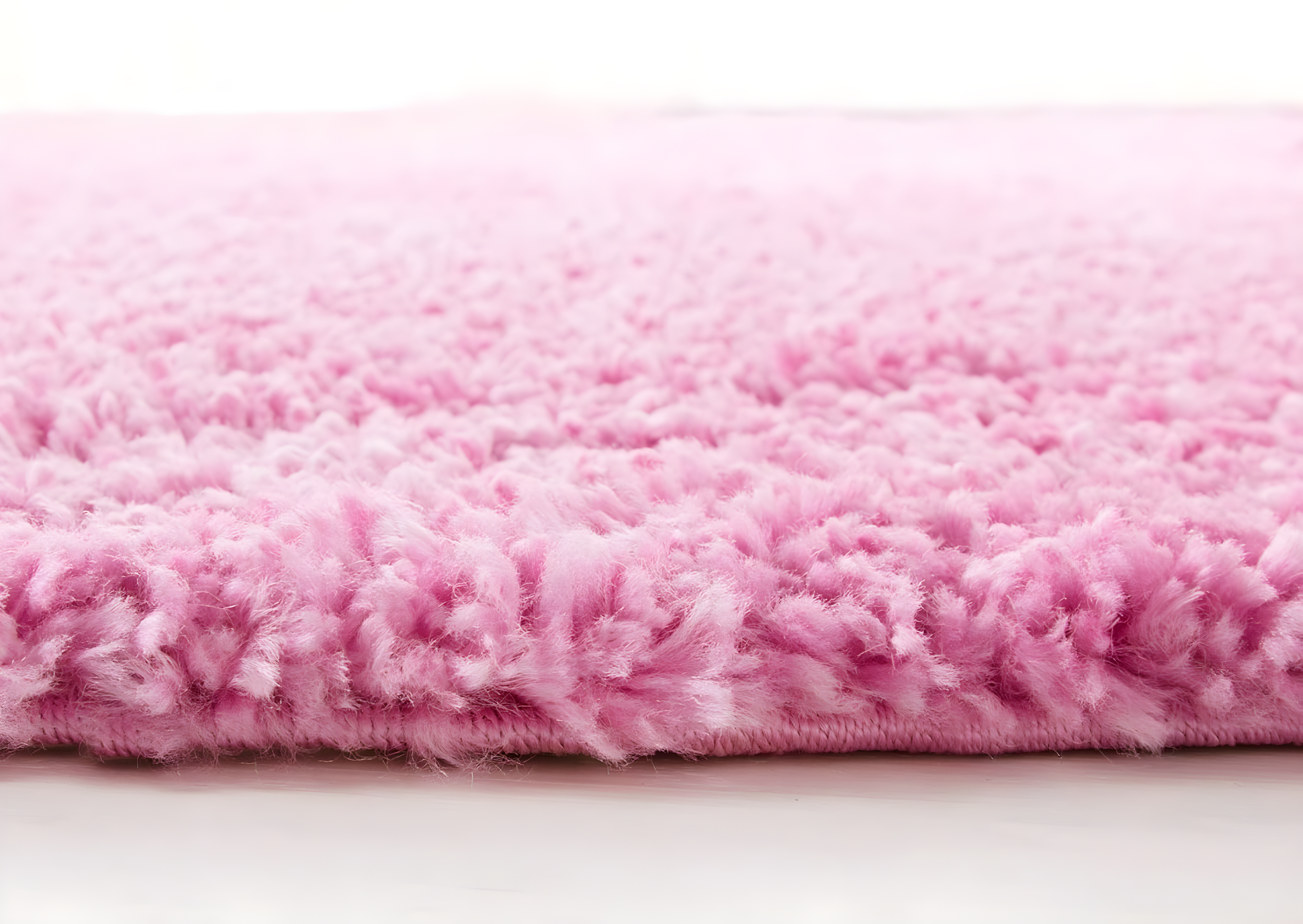 August Shag 900 AUG900 Power Loomed Indoor Area Rug - Pink - 5'3" Round - Safavieh