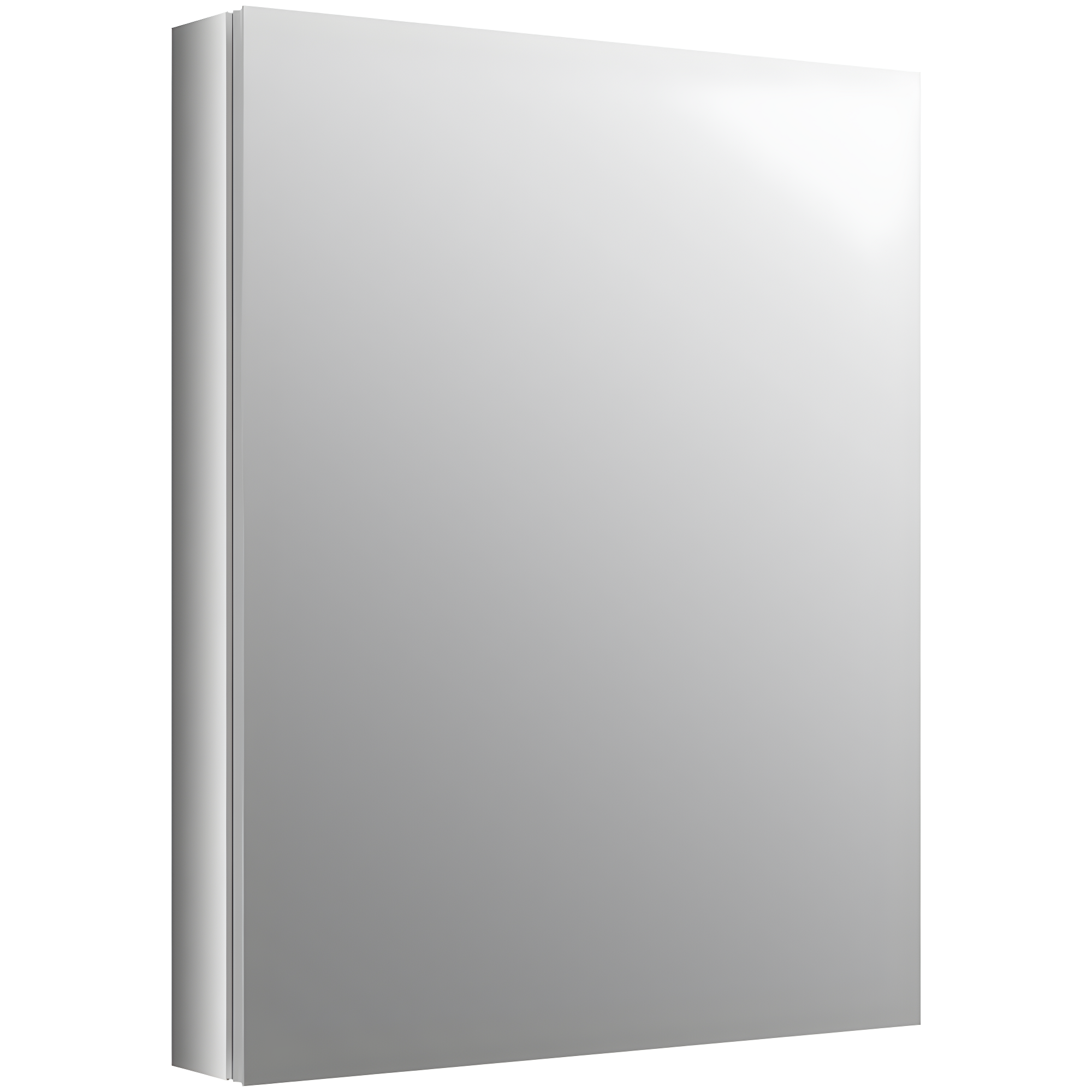 Verdera® Recessed or Surface Mount Frameless Medicine Cabinet with 3 Adjustable Shelves
