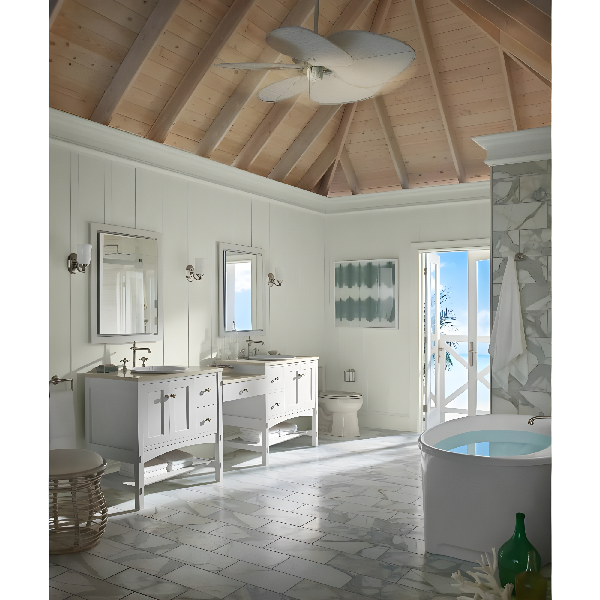 Verdera® Recessed or Surface Mount Frameless Medicine Cabinet with 3 Adjustable Shelves