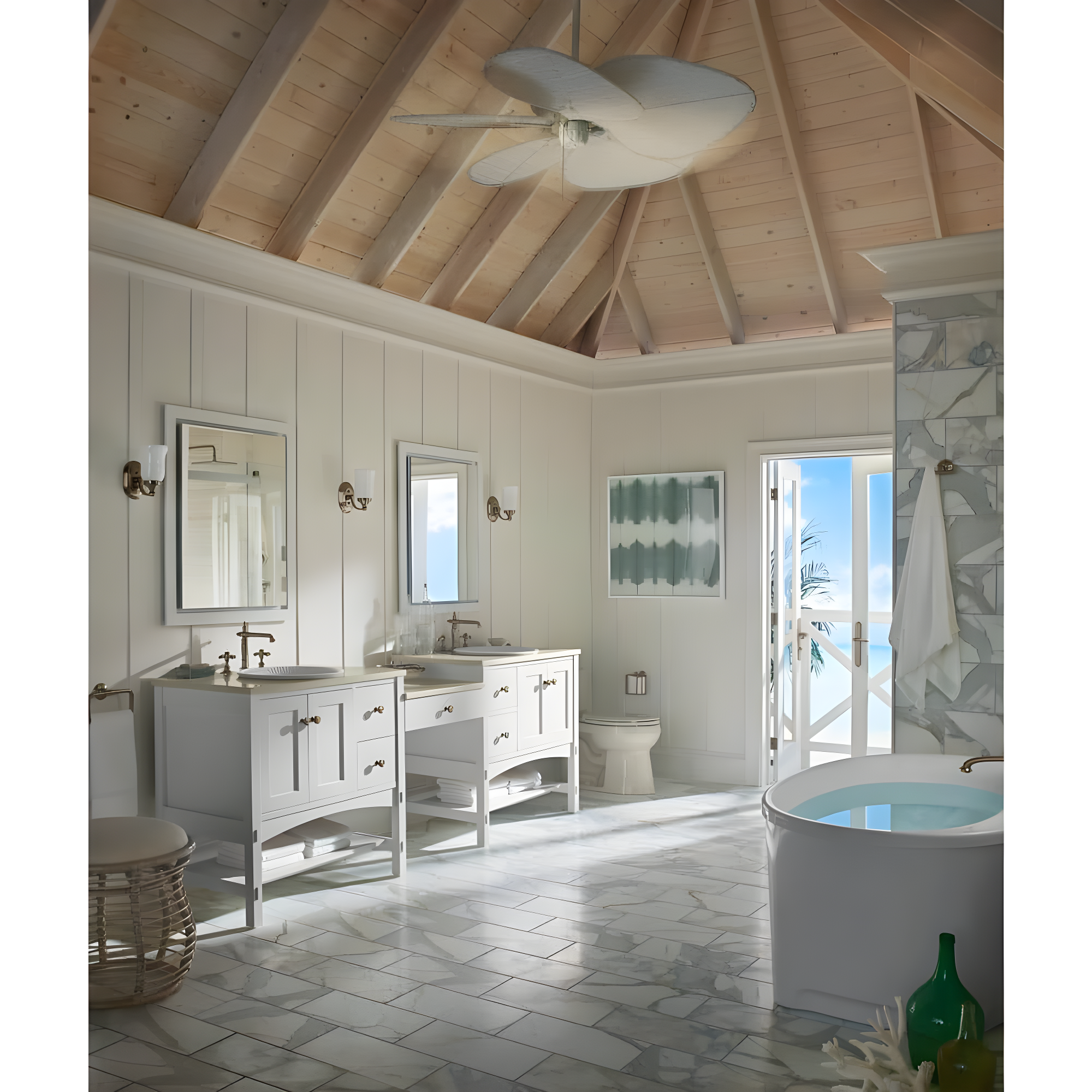 Verdera® Recessed or Surface Mount Frameless Medicine Cabinet with 3 Adjustable Shelves