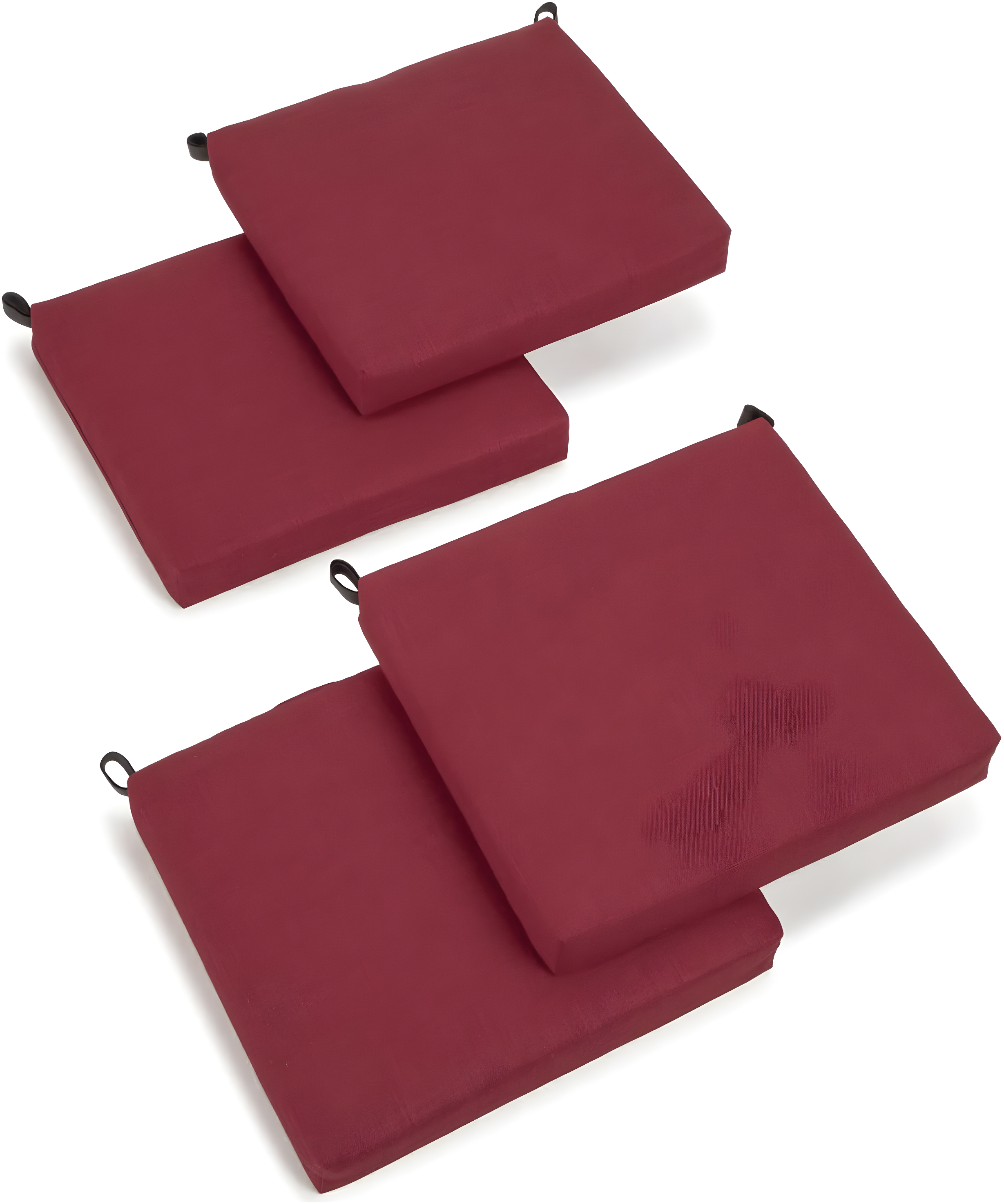 Blazing Needles 20-inch by 19-inch Spun Polyester Chair Cushion (Set of Four)
