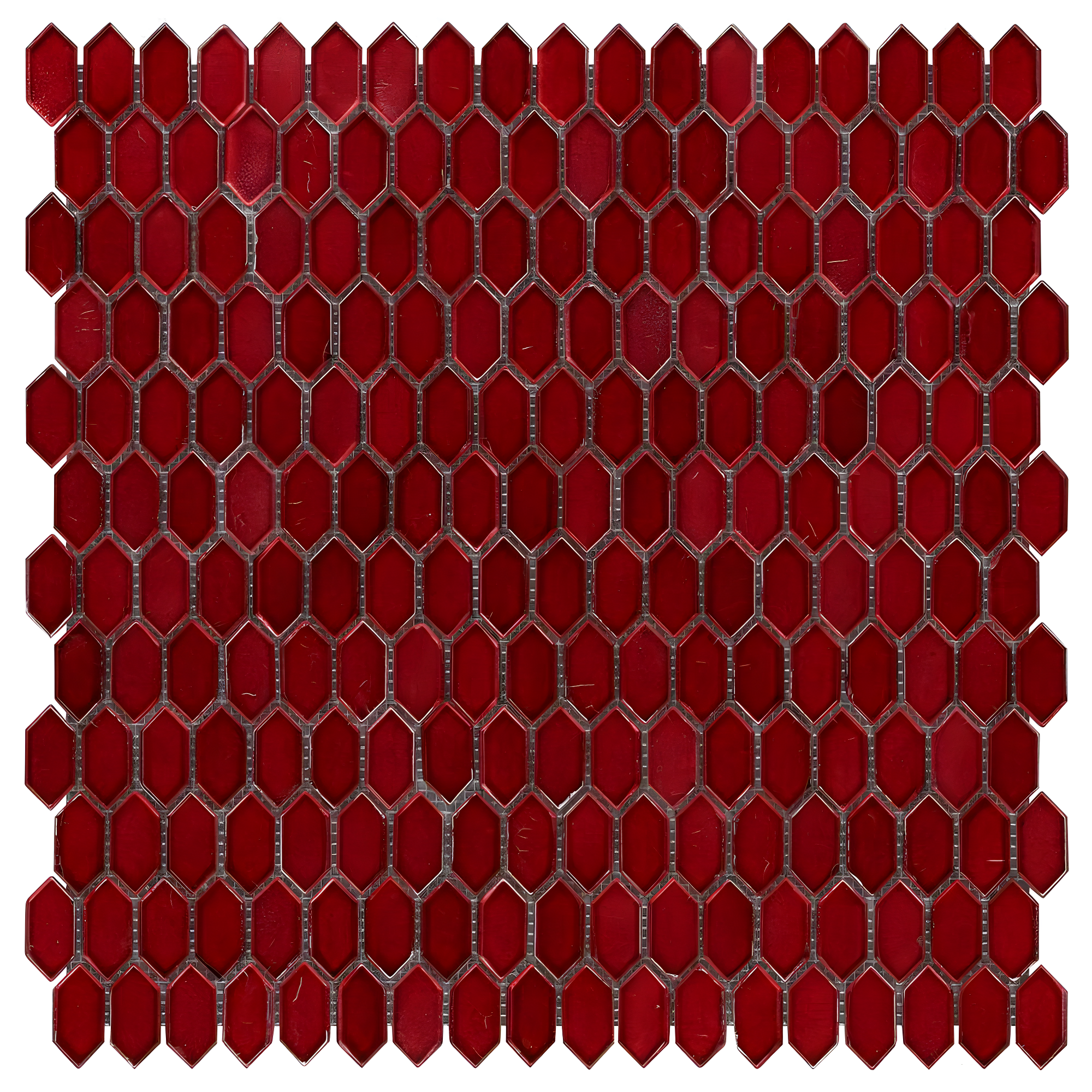 Whisper 11.61" x 11.73" Polished Mini Picket Glass Mosaic Wall Tile (0.94 Sq. Ft. / each)