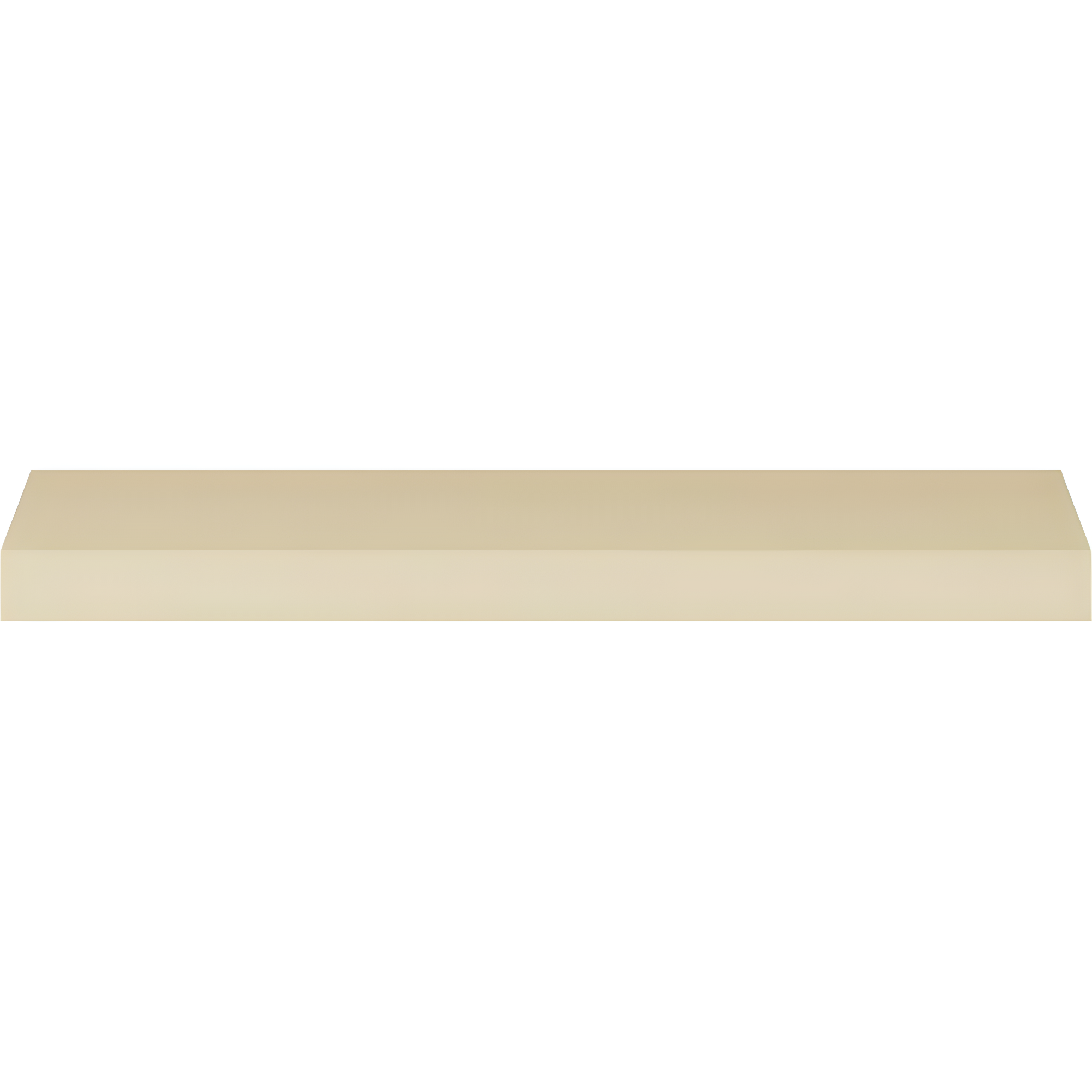 Ekena Millwork 2"H x 1 7/8"P x 2 3/4"F x 94 1/2"L Reece Traditional Smooth Crown Moulding