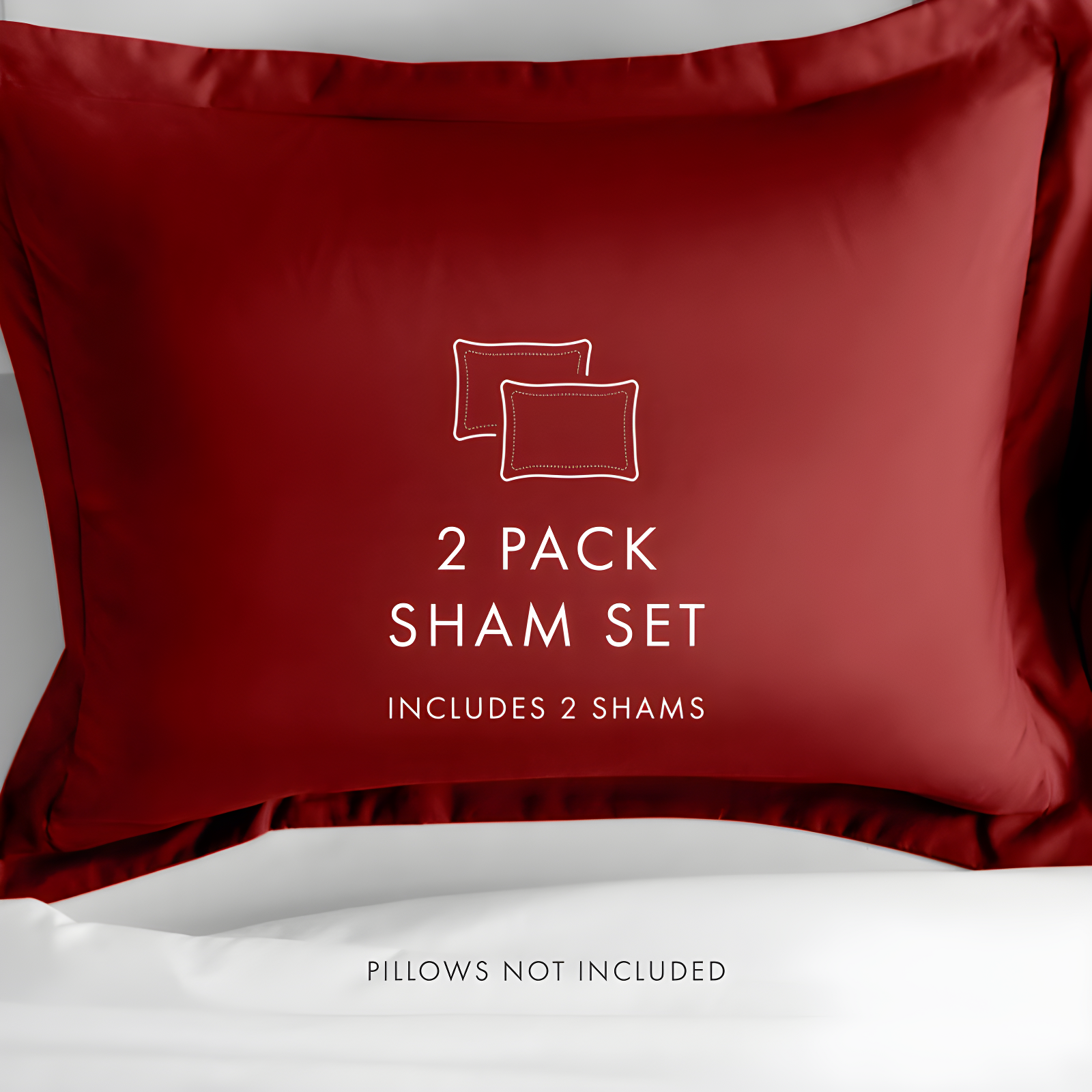 Pillow Shams 2-Pack Microfiber Ultra Soft Bedding (Set of 2)