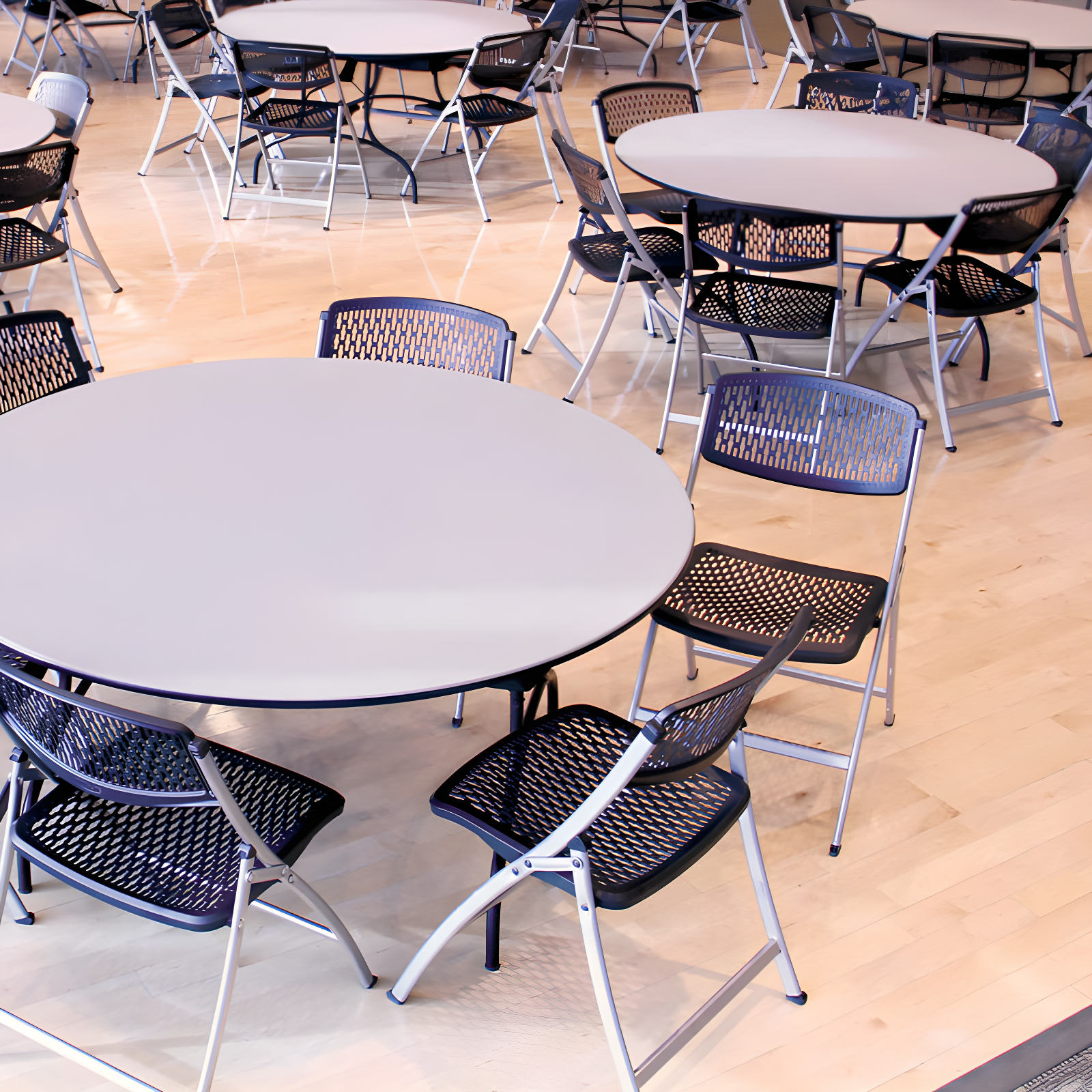Flex One Plastic / Resin Folding Chair Set (Set of 4)
