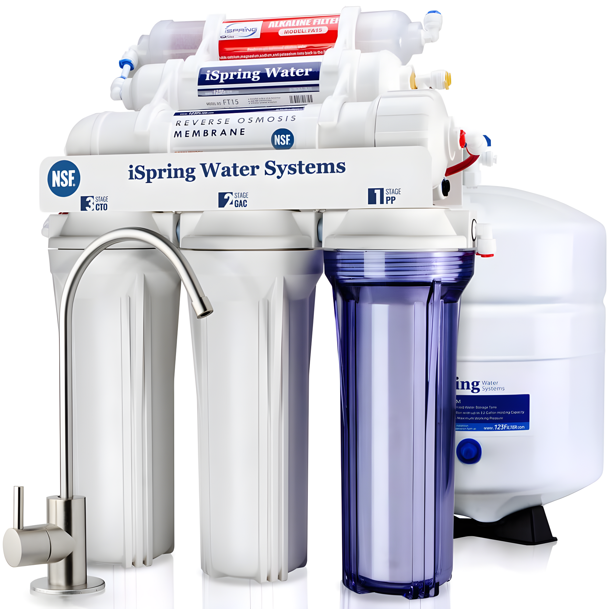 iSpring NSF Certified Drinking Water pH Alkaline Remineralization Filtration System