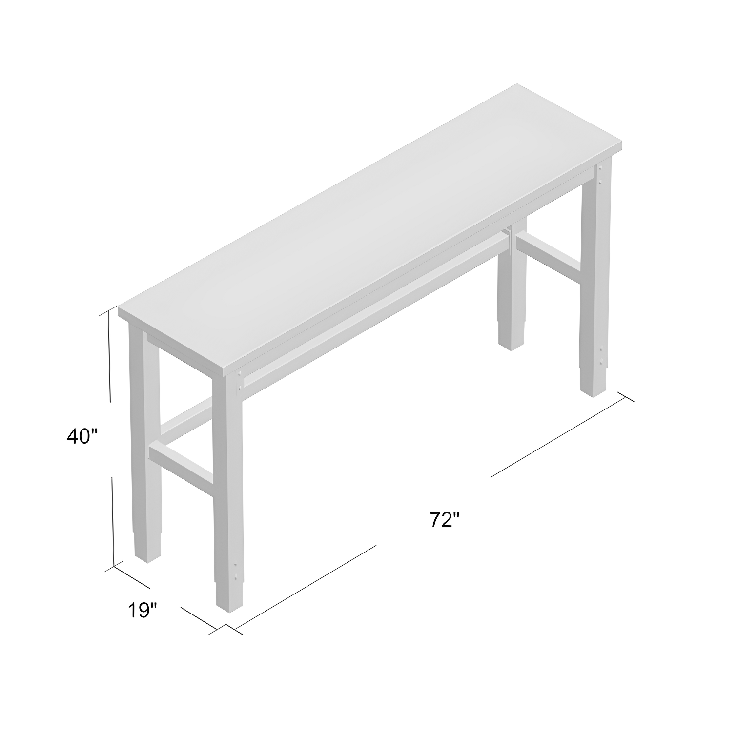 TRINITY Wood Top Work Table