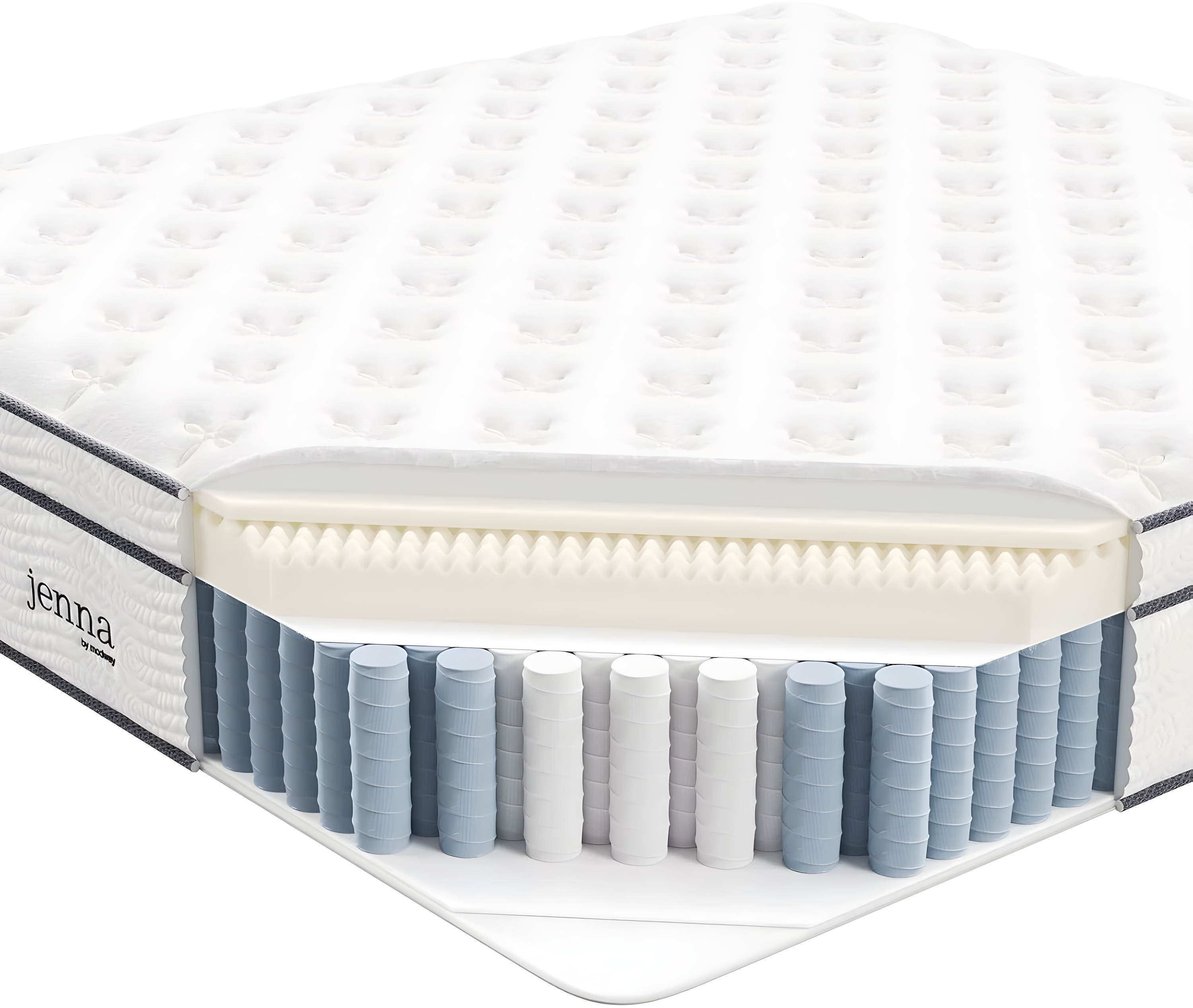 Modway Jenna 14-inch Euro Top Pocket Spring Mattress