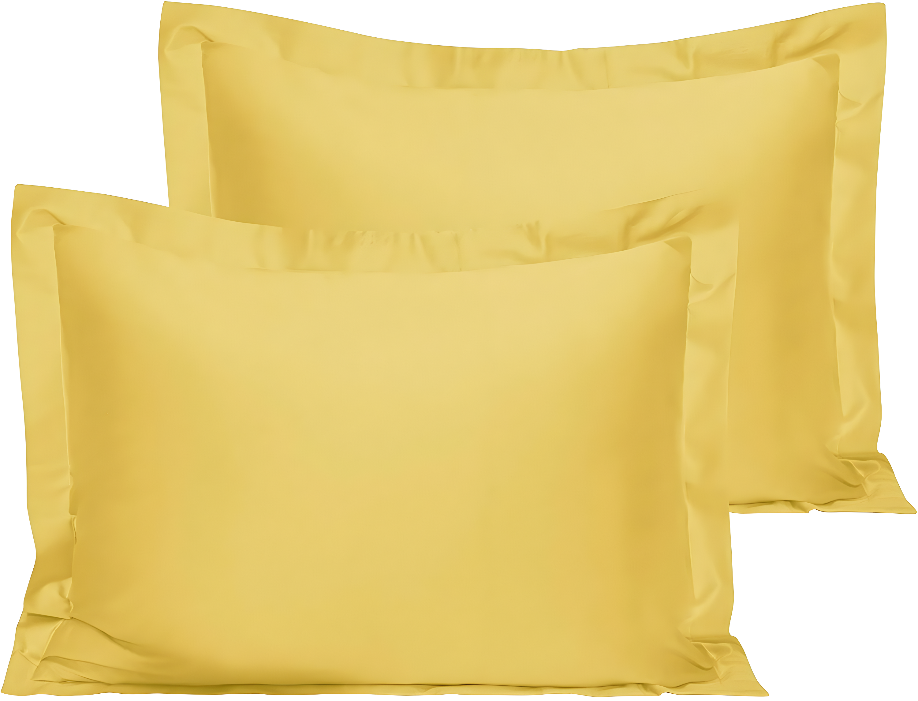 Egyptian Cotton Sham Covers, 500 Thread Count Cotton Sateen Square Pillow Covers - NTBAY (Set of 2)