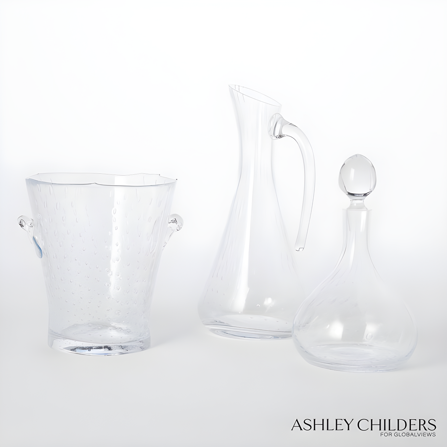 Champagne Bucket-Clear Seeded