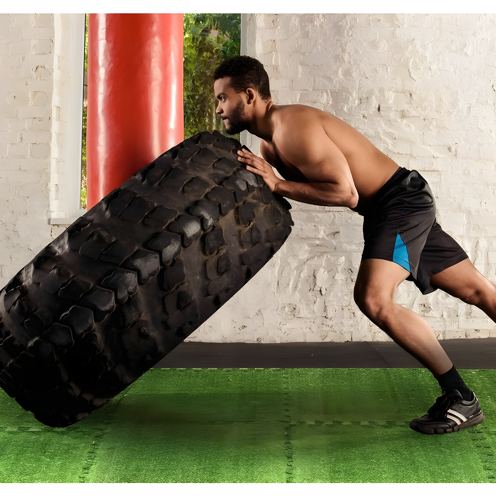 Sorbus Sorbus Interlocking Floor Mat Grass (Set of 12)