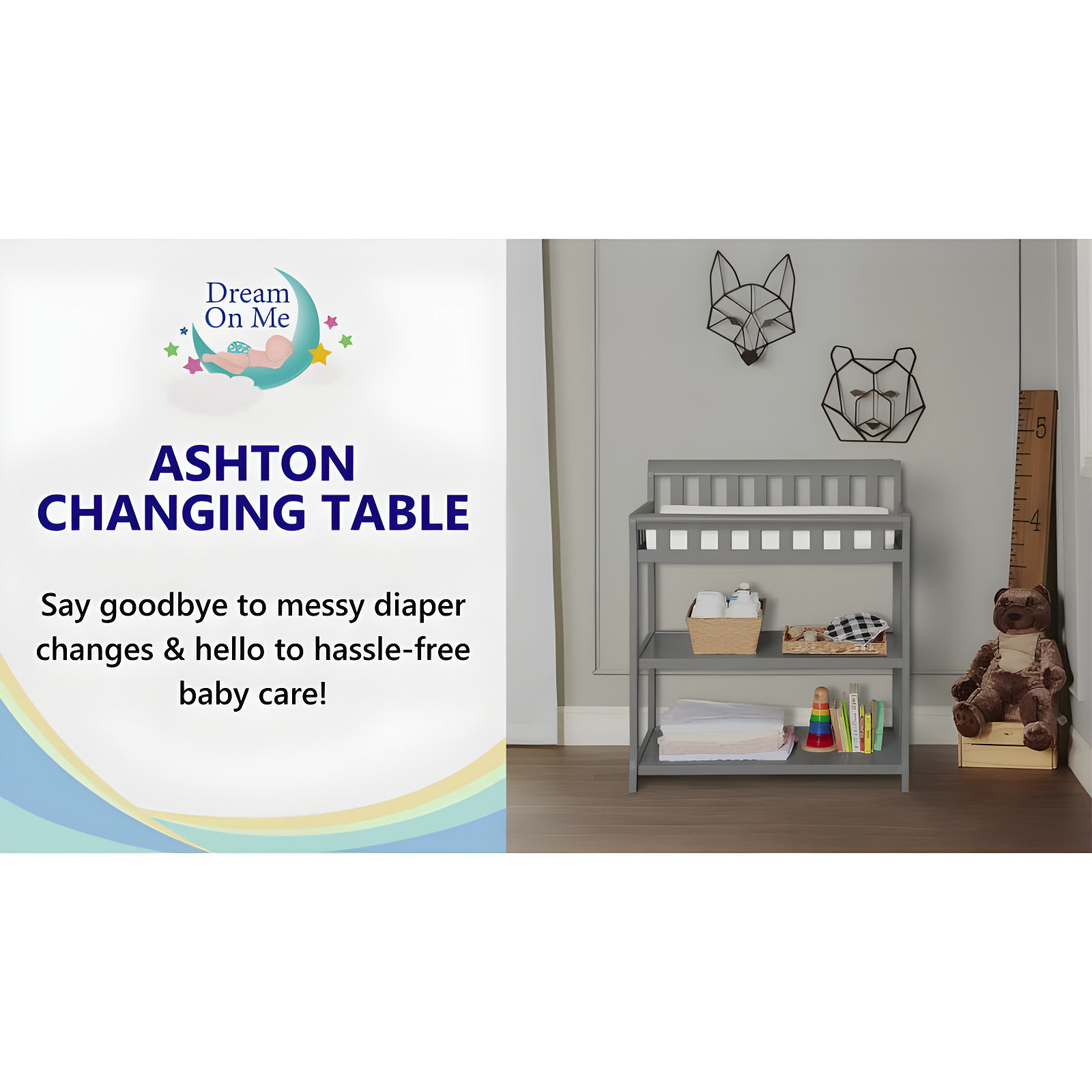 Dream On Me Dream on Me 2-in-1 Ashton Changing Table