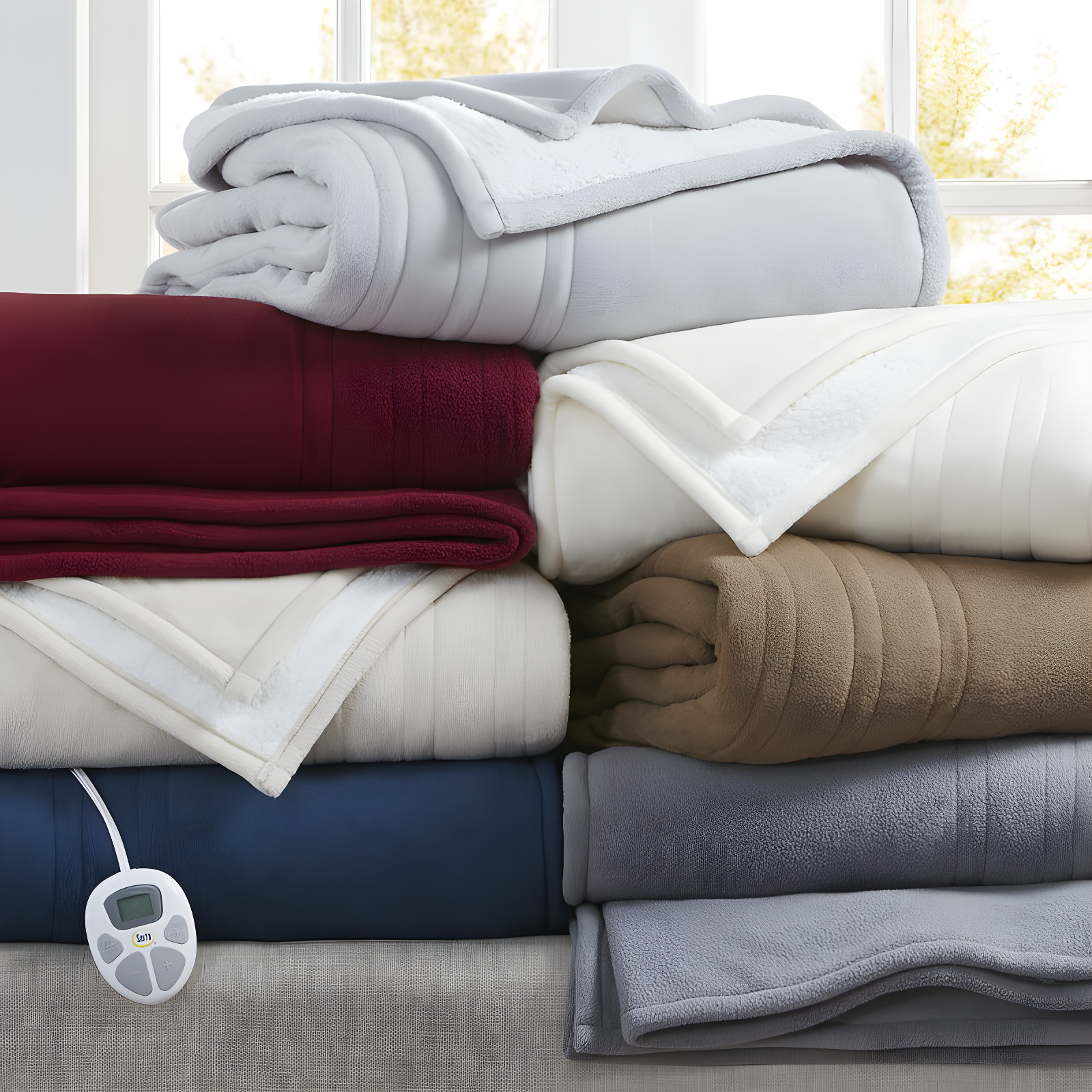 Serta Fleece to Sherpa Heated Blanket