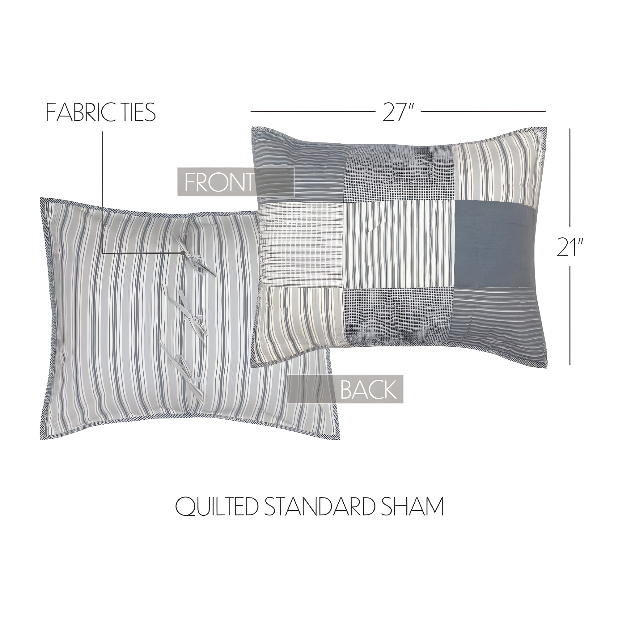 VHC Brands Sawyer Mill 100% Cotton Pillow Sham