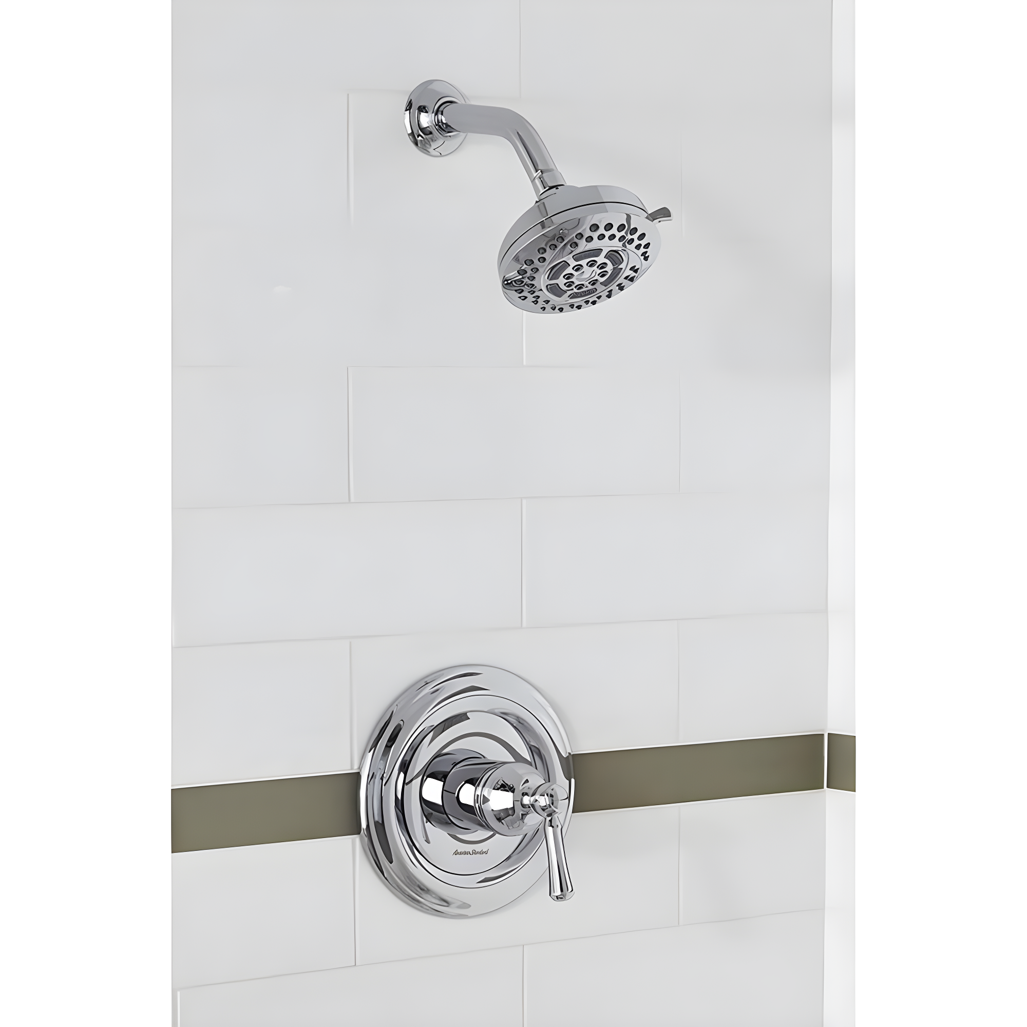 American Standard Hydrofocus 6-Spray 4.5 in. Raincan Showerhead in Polished Chrome