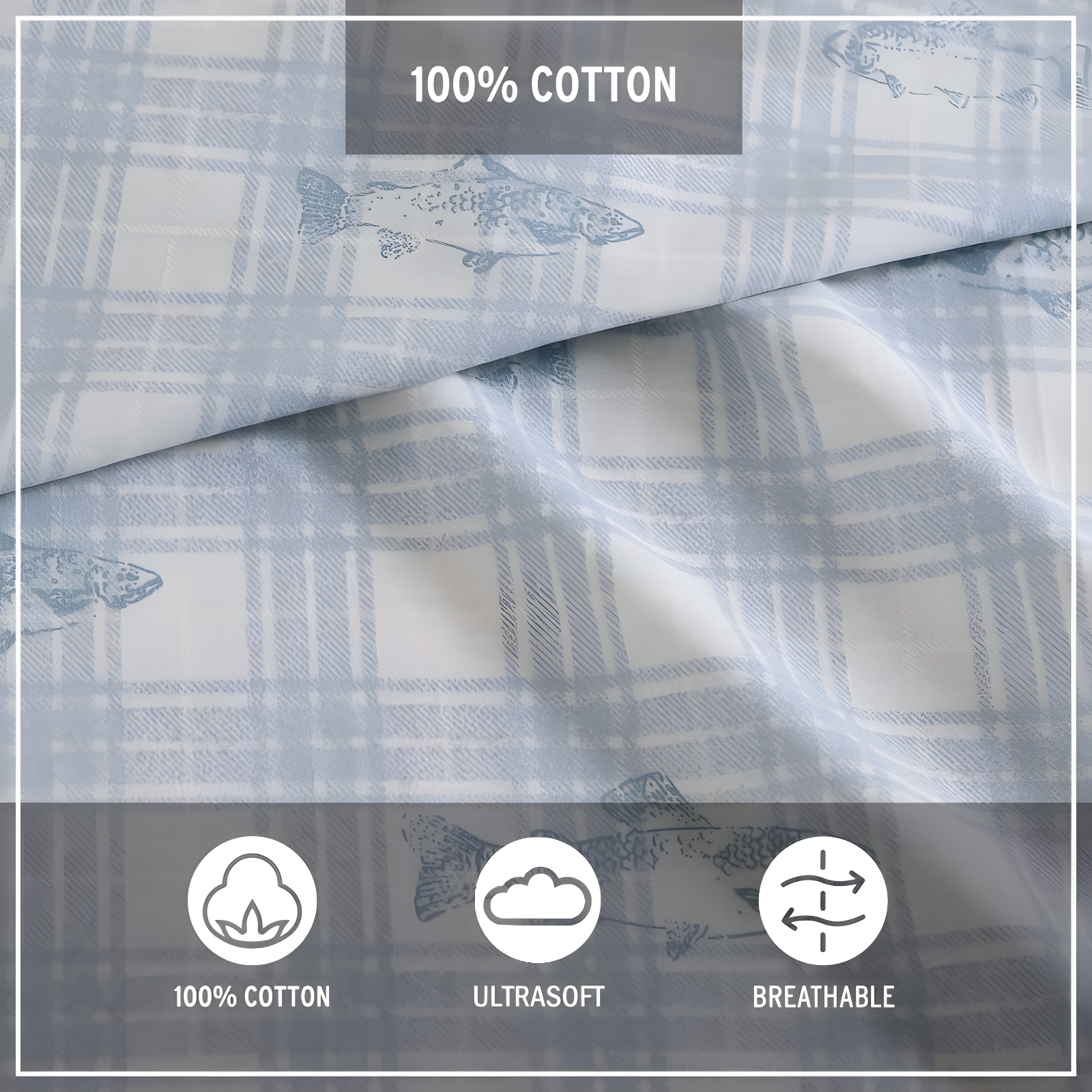 Eddie Bauer Printed Cotton Percale Sheet Sets