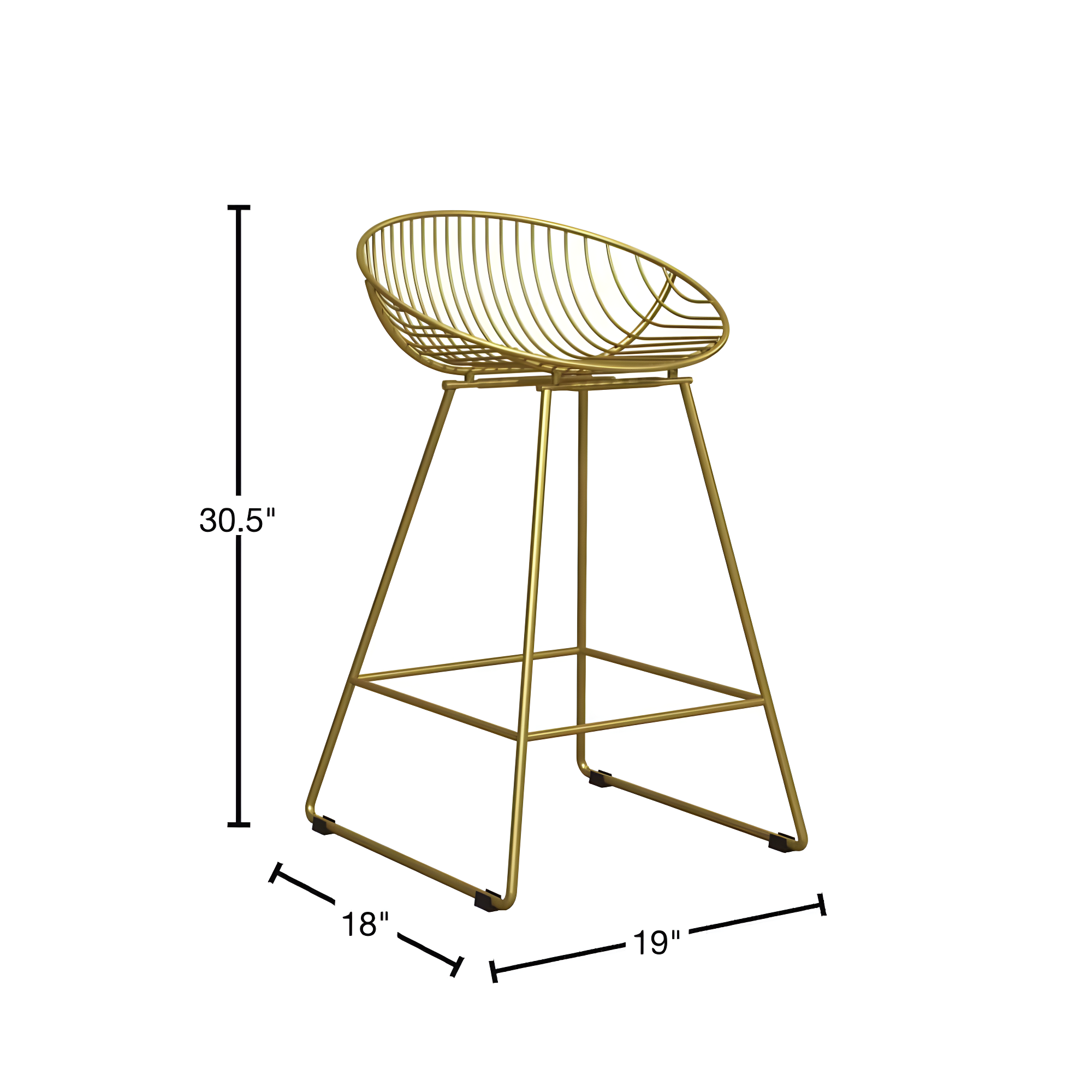 Ellis 25" Counter Bar Stool