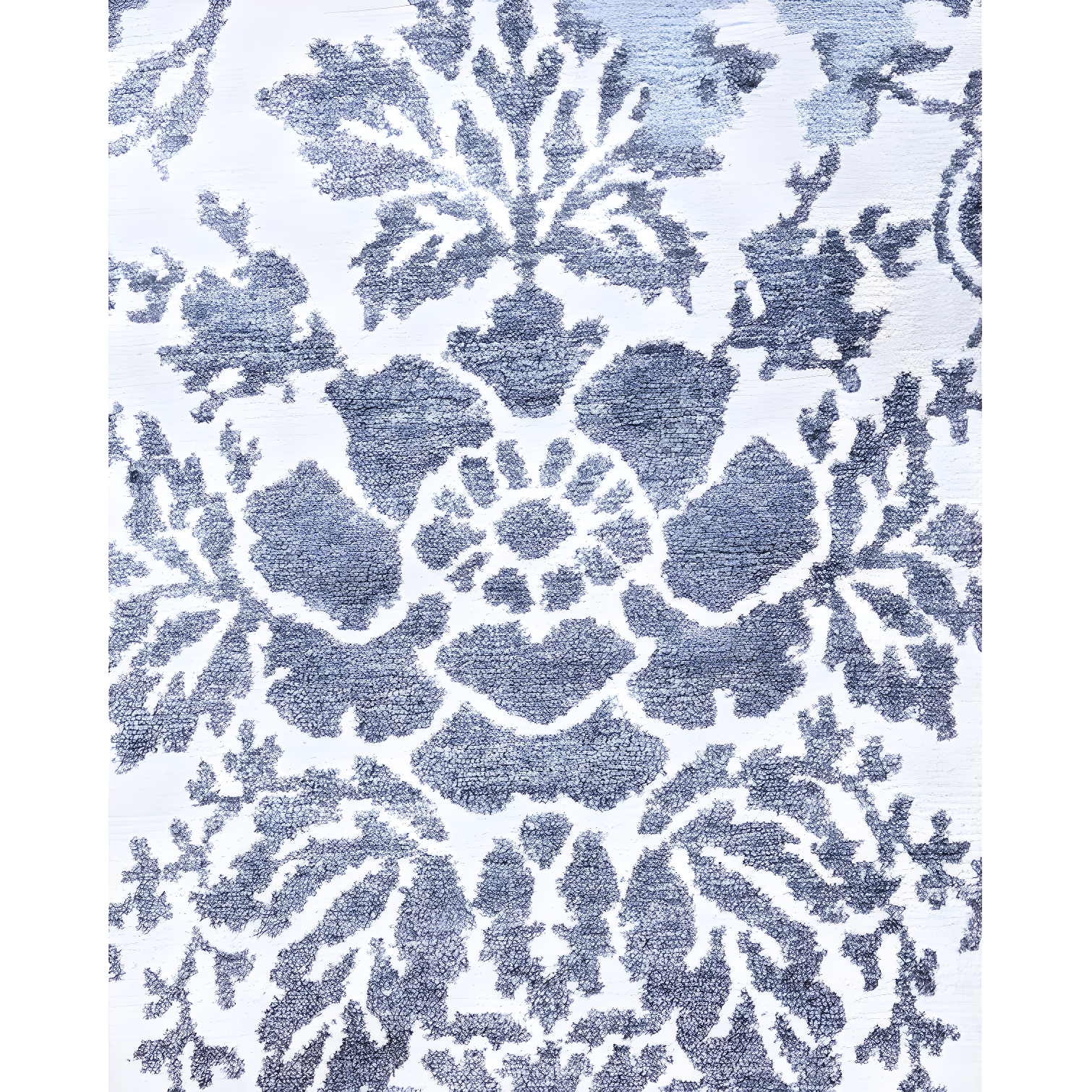 Solo Rugs One-of-a-Kind Rectangle 9'3" X 12'4" New Age Silk Area Rug Blue