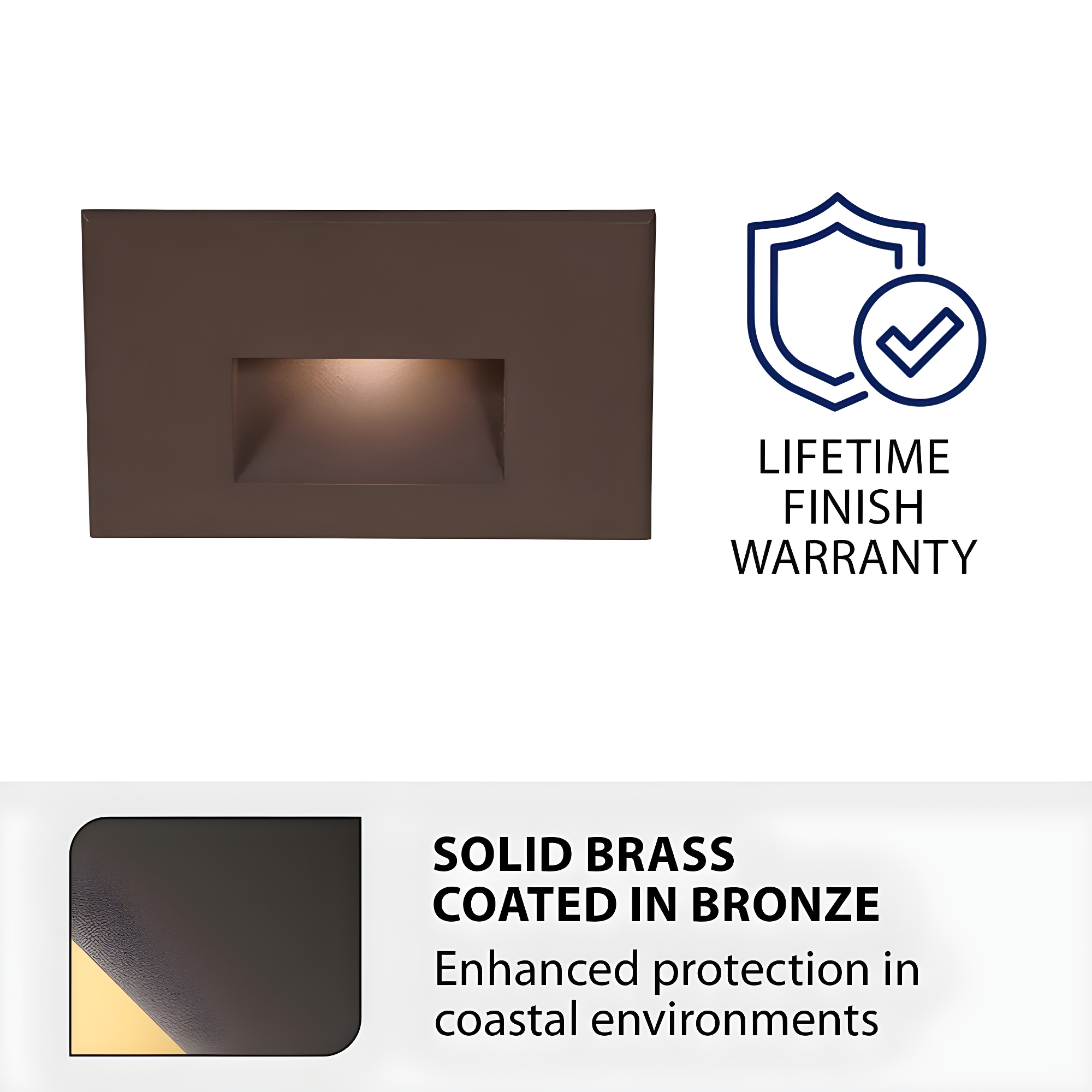 LEDme Integrated LED Metal Step Light
