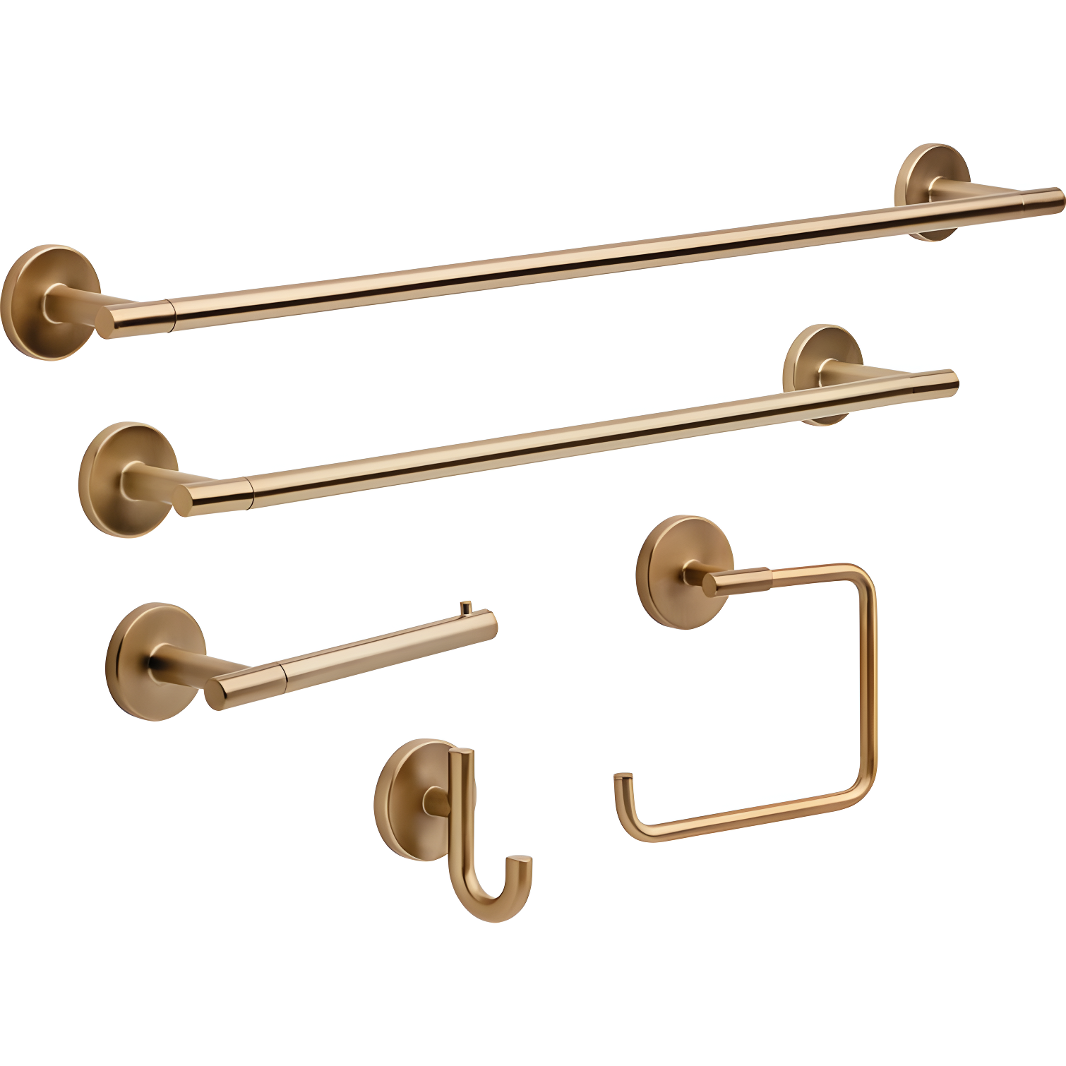 Trinsic Wall Mount Square Open Towel Ring Bath Hardware Accessory