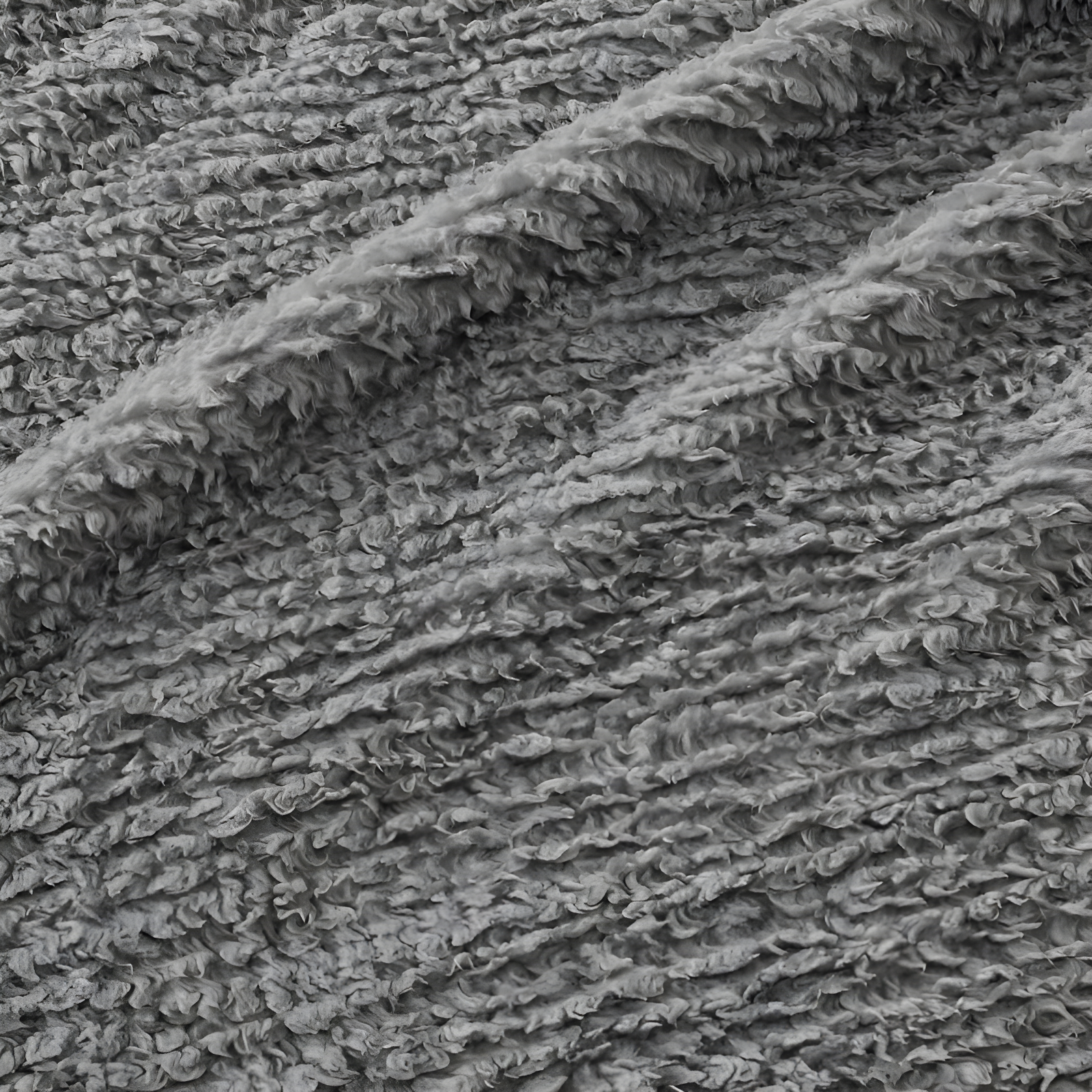 Woolrich Twin Burlington Solid Berber Cozy Soft Brushed Bed Blanket Gray: Woolrich Velvet Transitional Style, OEKO-TEX Certified