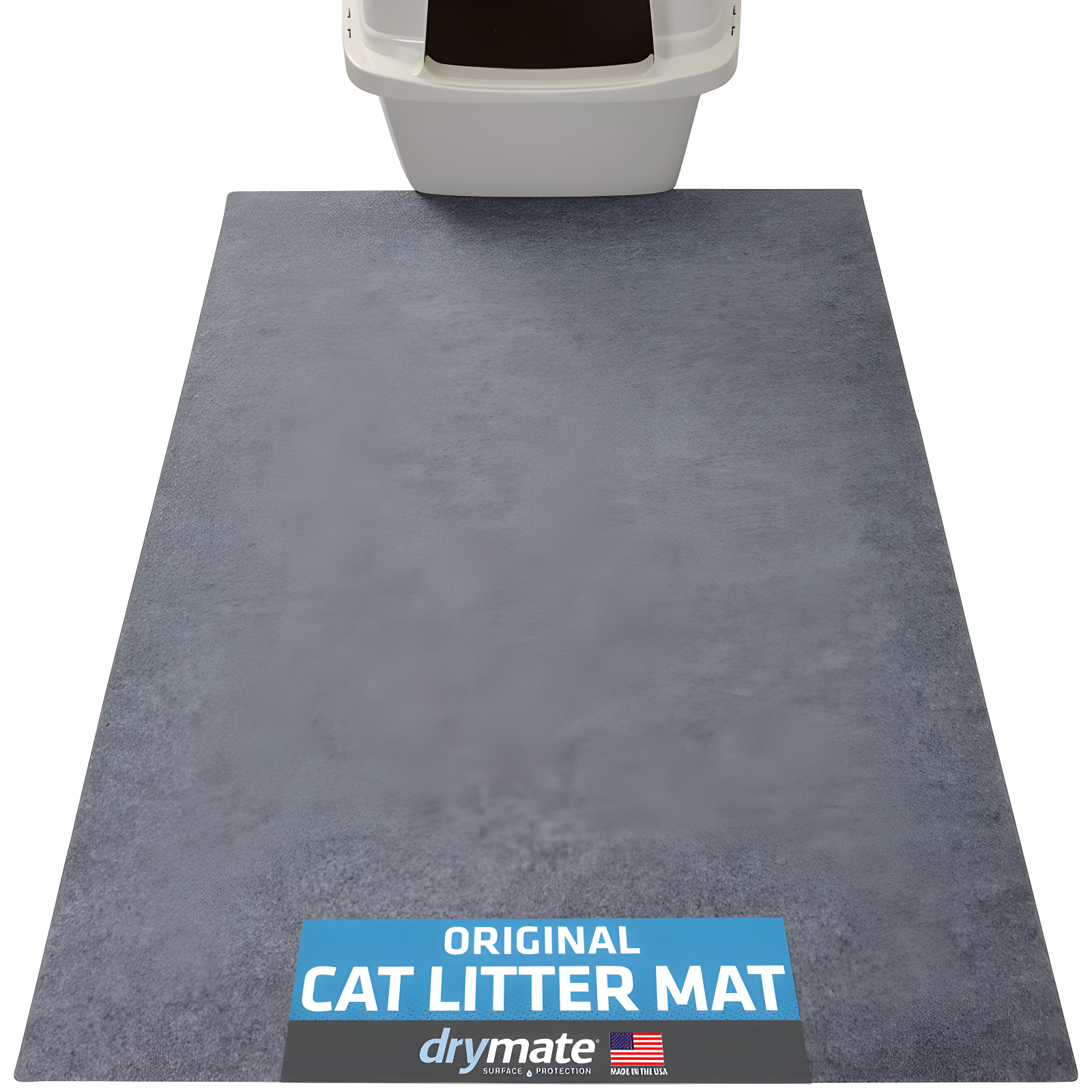 Drymate XL Cat Litter Mat for Litter Box, Protective & Decorative - Absorbent, Waterproof, Machine Washable