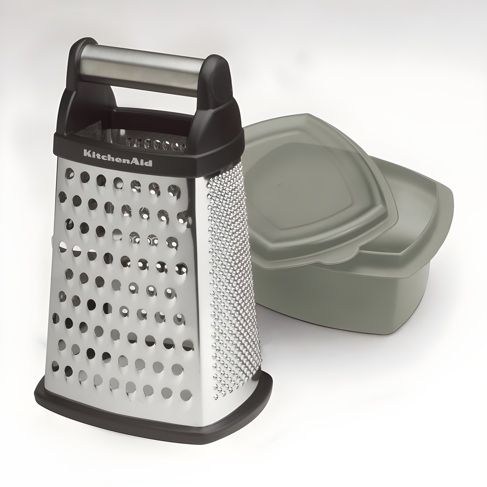 KitchenAid® KitchenAid® Gourmet 4-Sided Stainless Steel Box Grater with Detachable Storage Container
