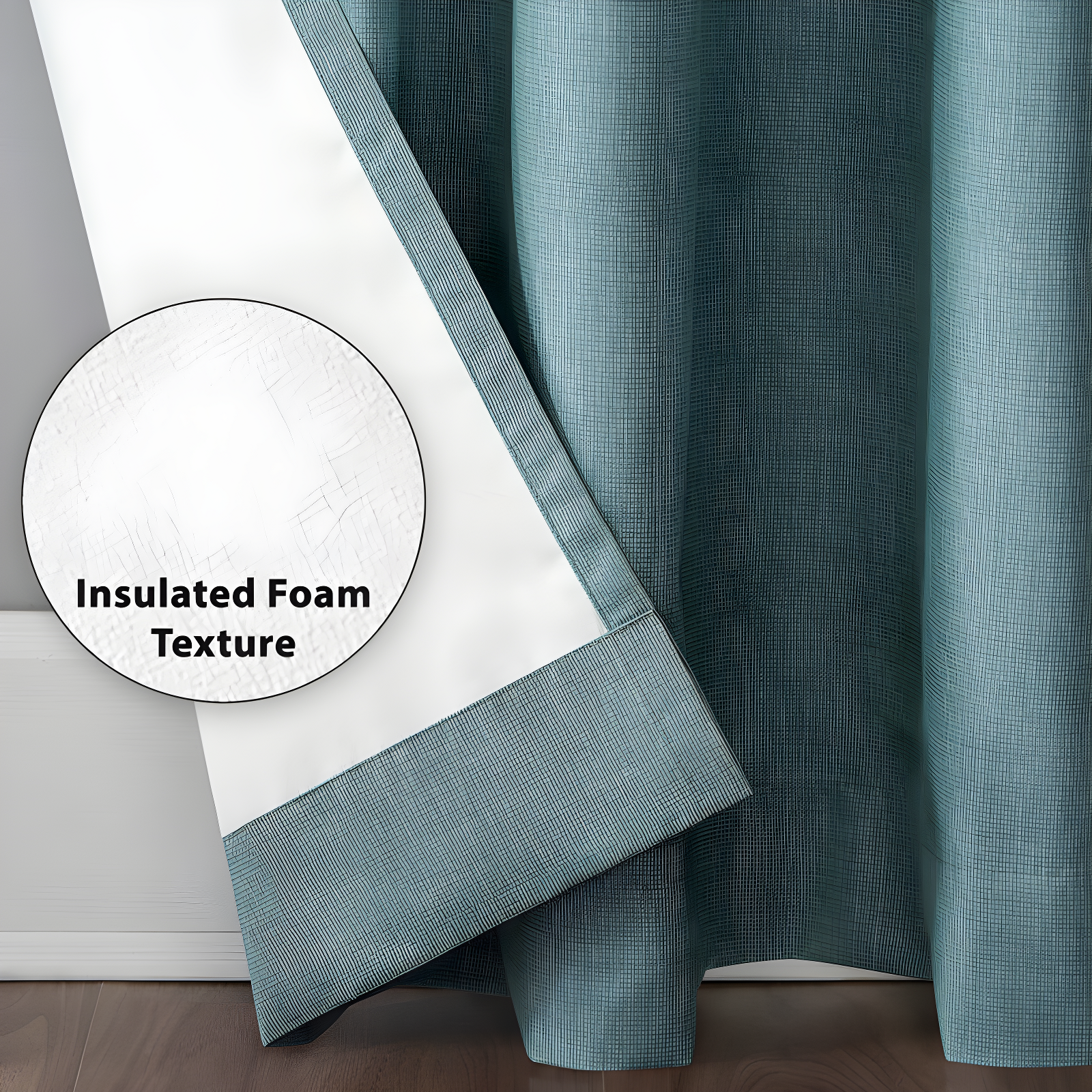 Sun Zero Cameron Thermal Insulated 100% Blackout Grommet Curtain Panel